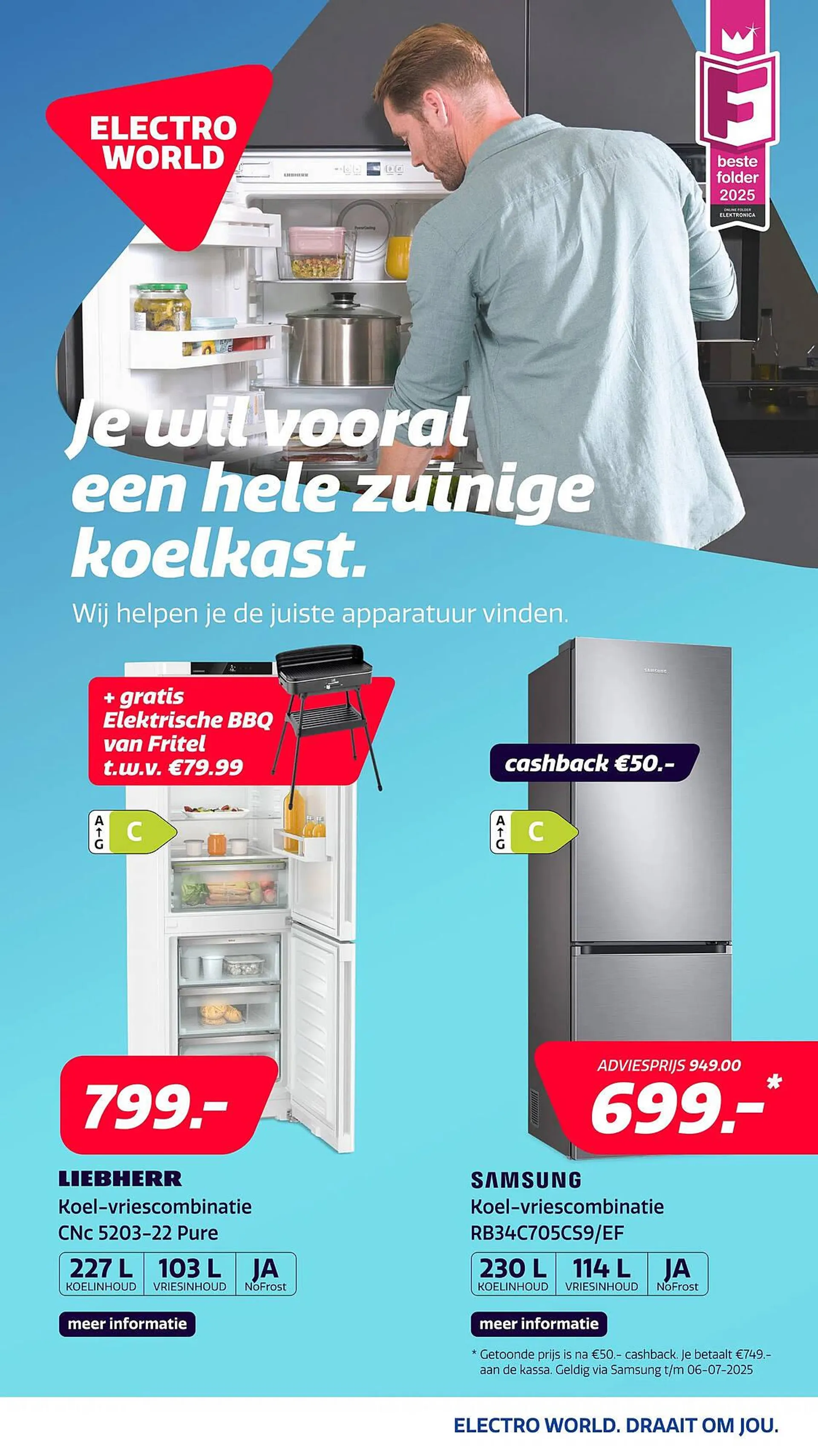 Electroworld folder van 16 juni tot 29 juni 2025 - Folder pagina 1