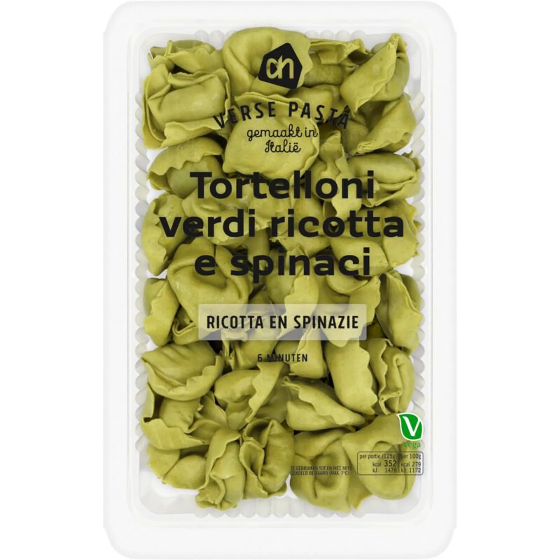 AH Verse tortelloni verdi ricotta e spinaci