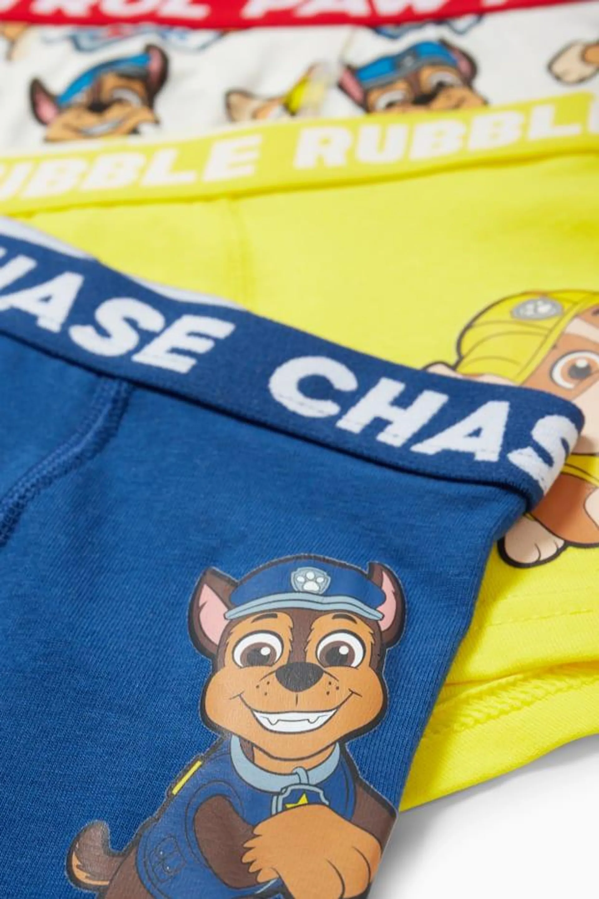 Set van 3 - PAW Patrol - Chase, Rubble - boxershort