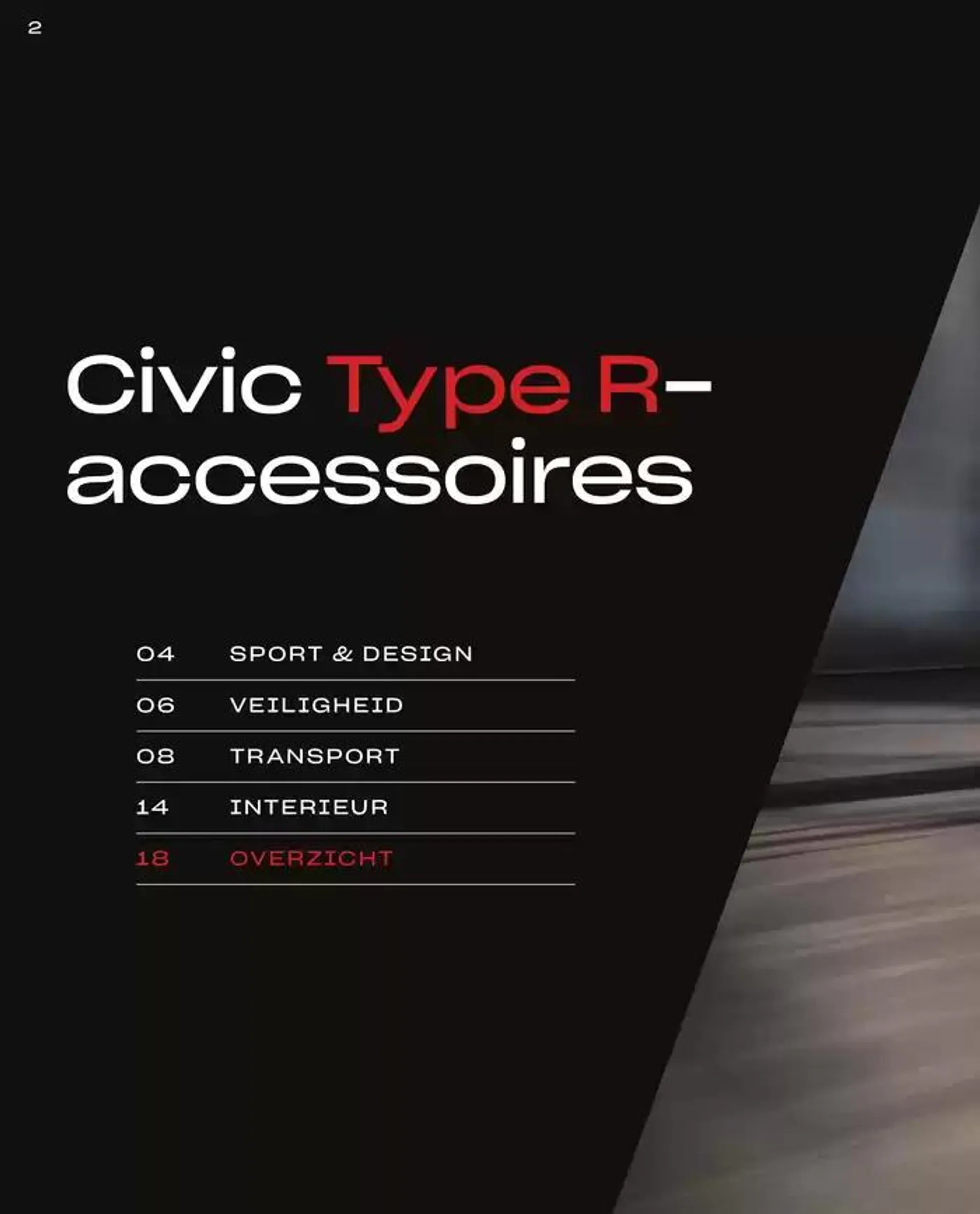 Civic Type R Accessories van 19 november tot 30 juni 2025 - Folder pagina 2