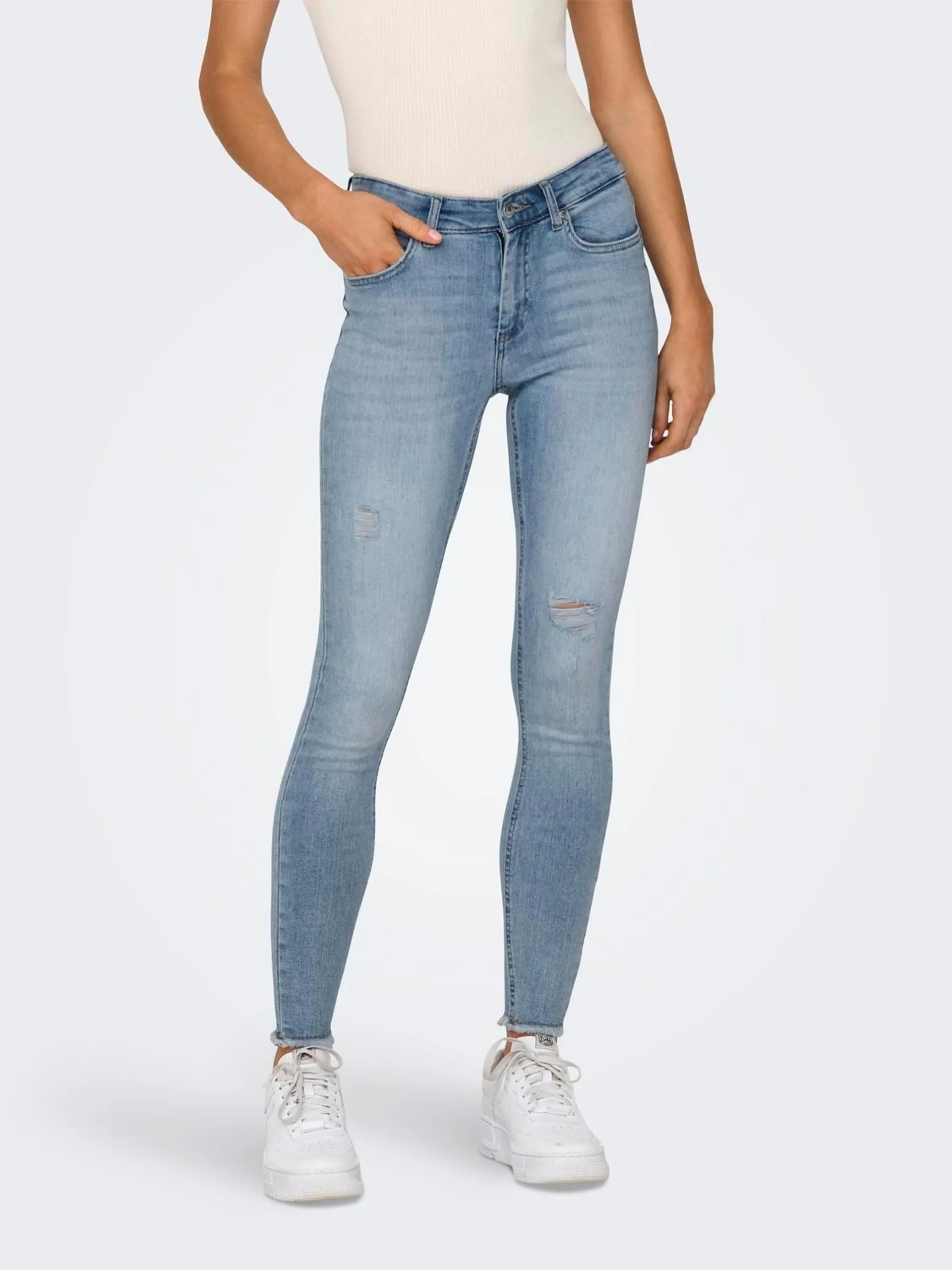 Skinny Fit Middels høy midje Jeans