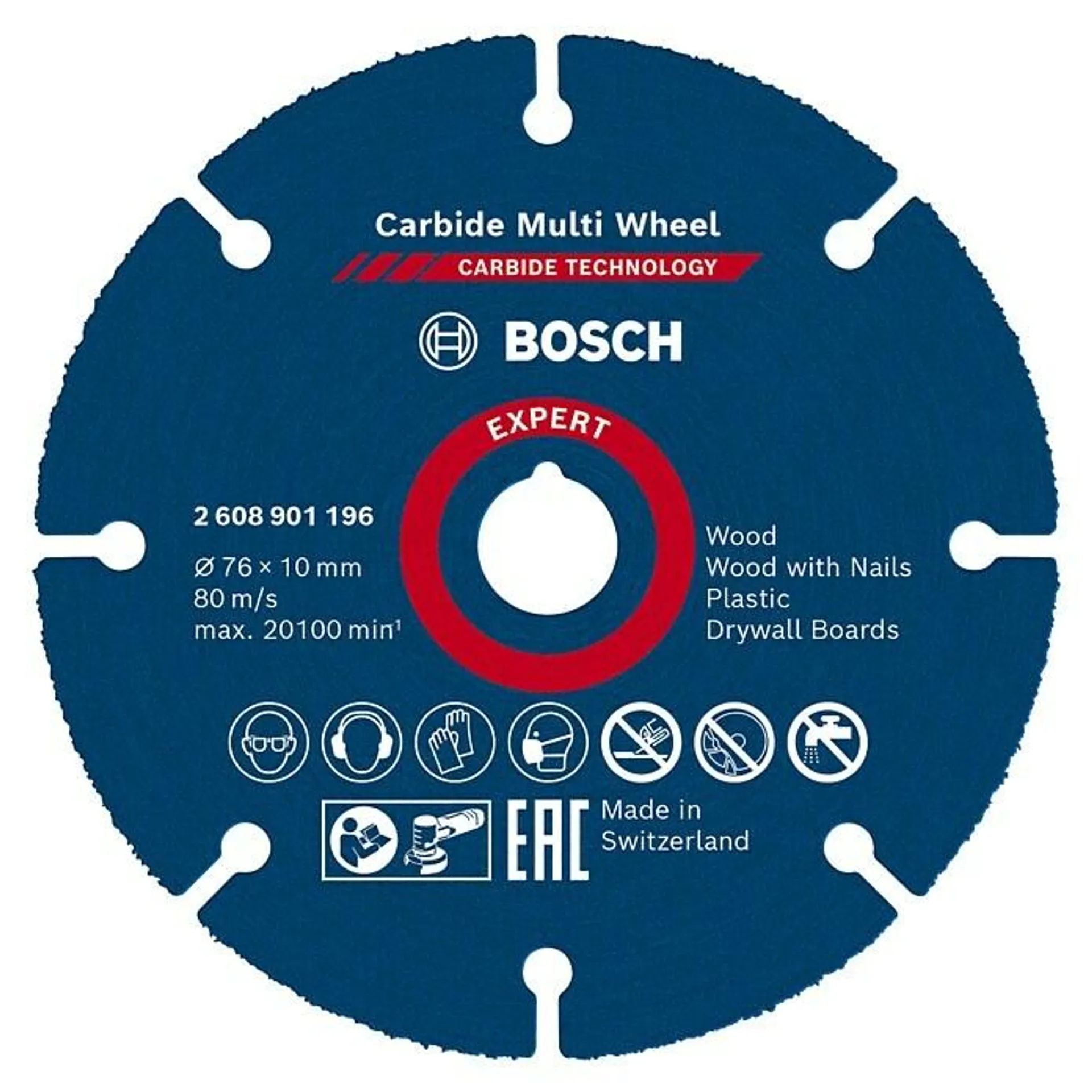 Bosch Expert Carbide doorslijpschijf Multi Wheel