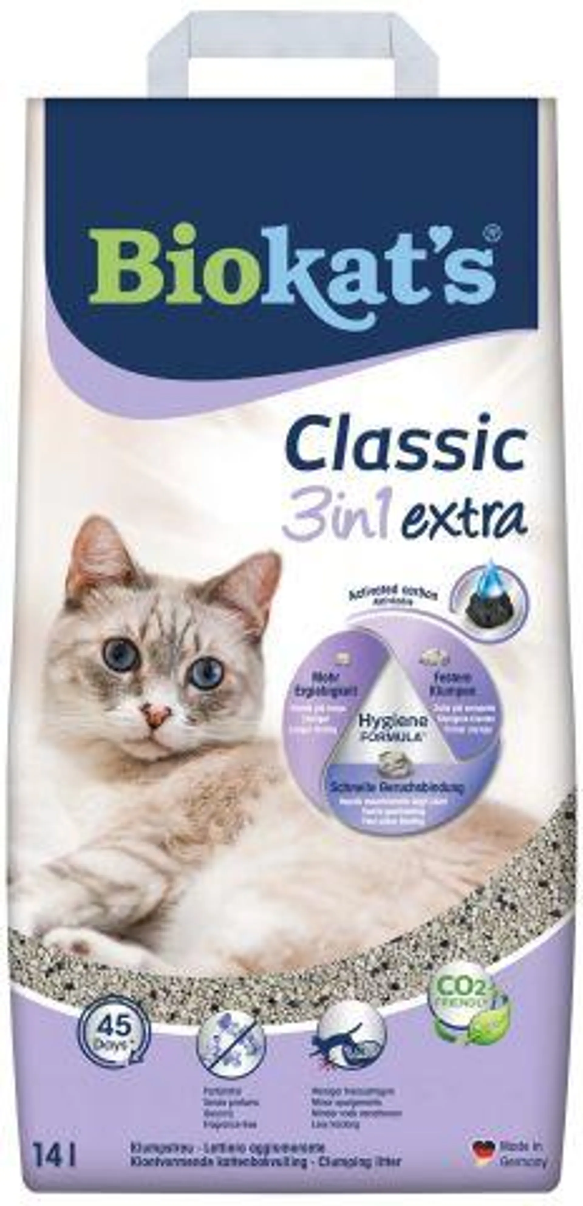 Biokat's Classic 3in1 Extra - Kattenbakvulling - 14 L