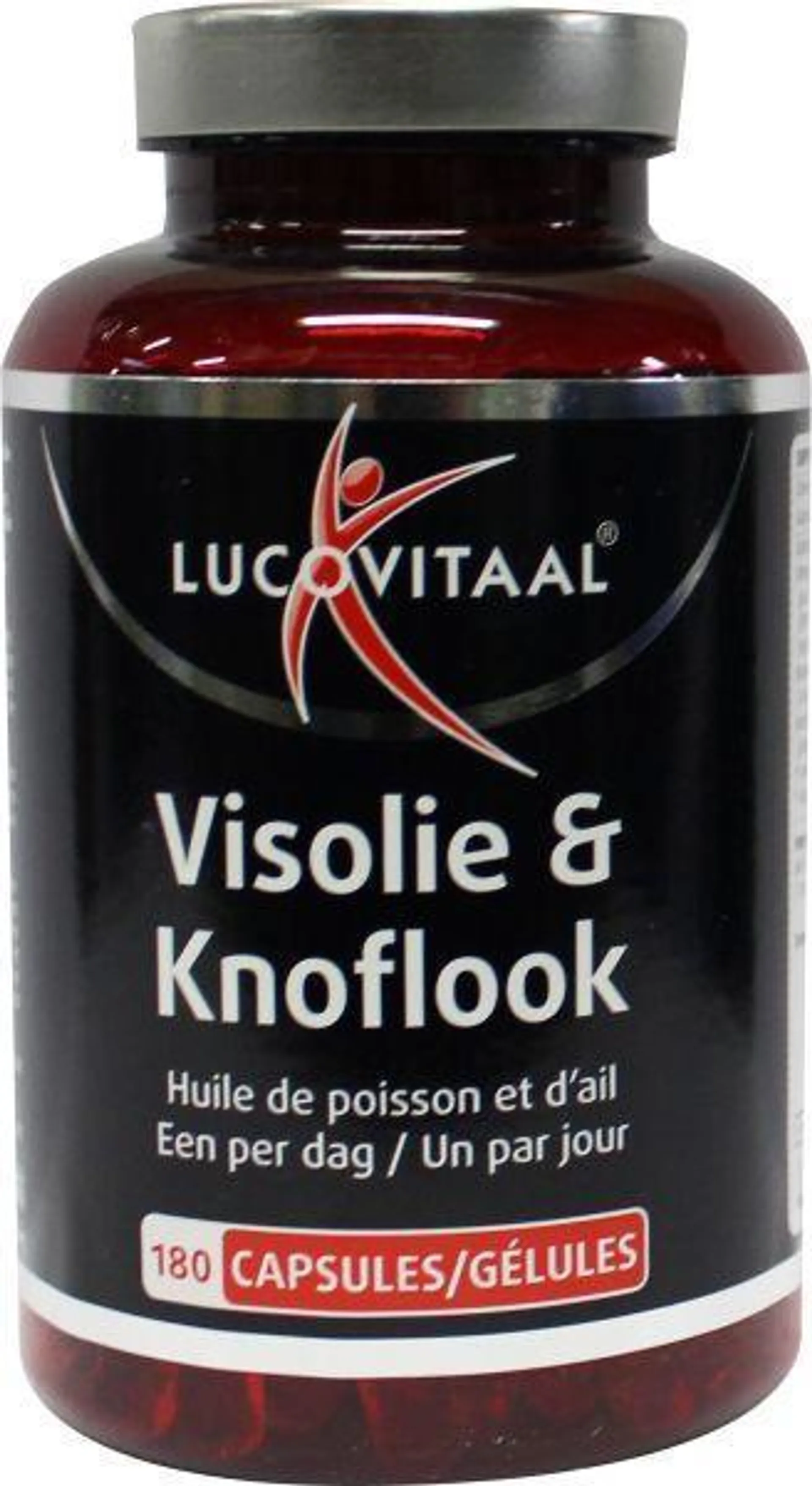 Lucovitaal Visolie & knoflook 180 capsules