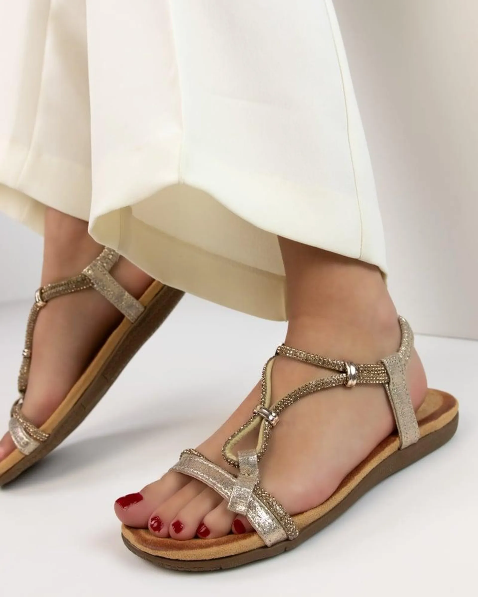 Sandalen - goud