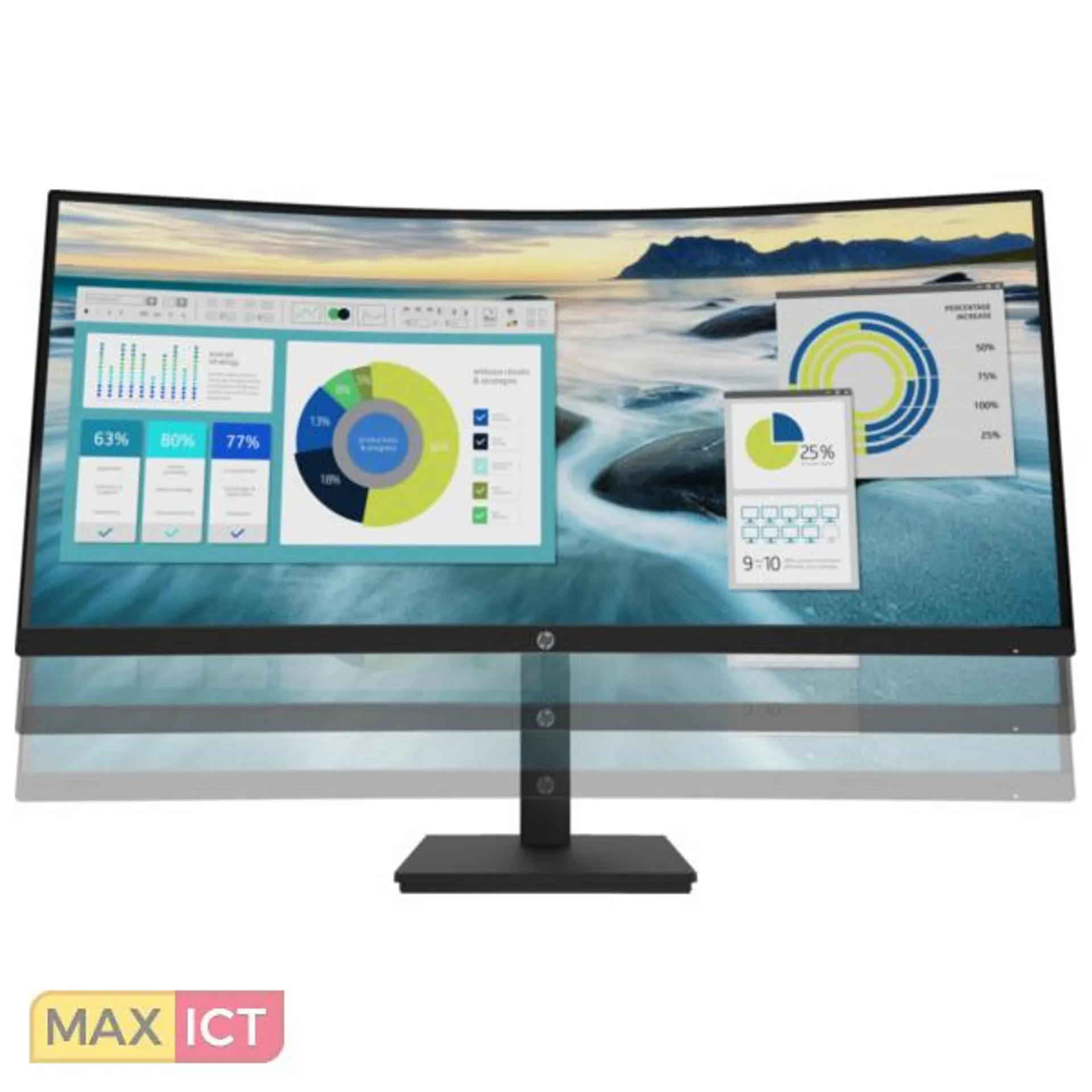 HP P34hc G4 WQHD USB-C Curved monitor