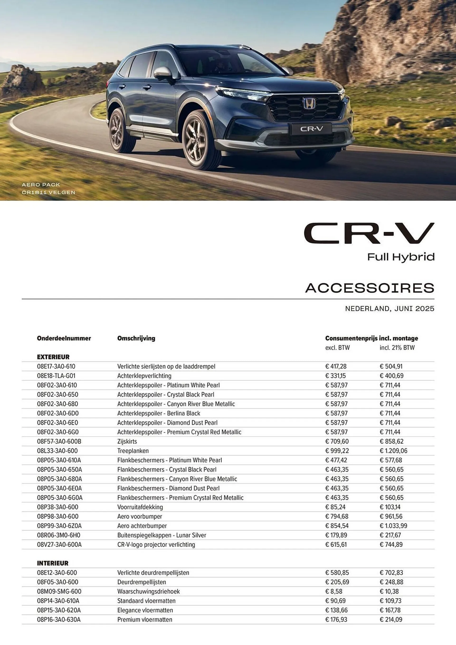 Honda folder van 20 juli tot 26 juli 2025 - Folder pagina 1