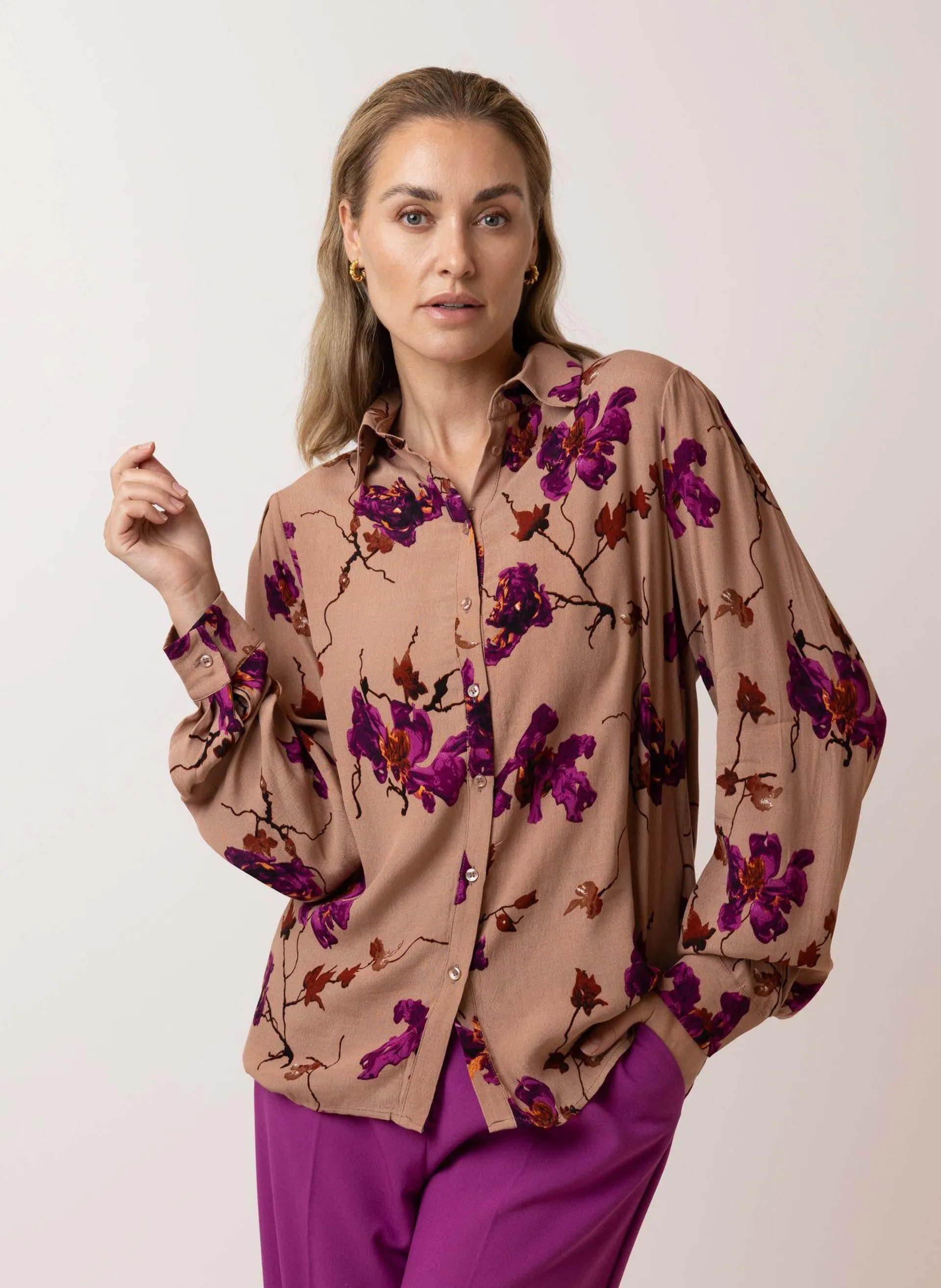 Bruine blouse