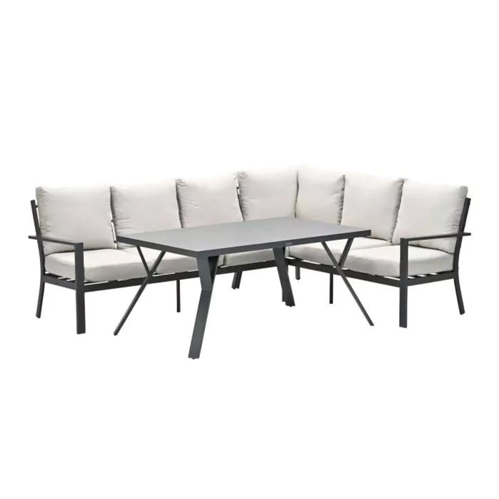 Senja lounge dining set 3-delig rechts - desert sand