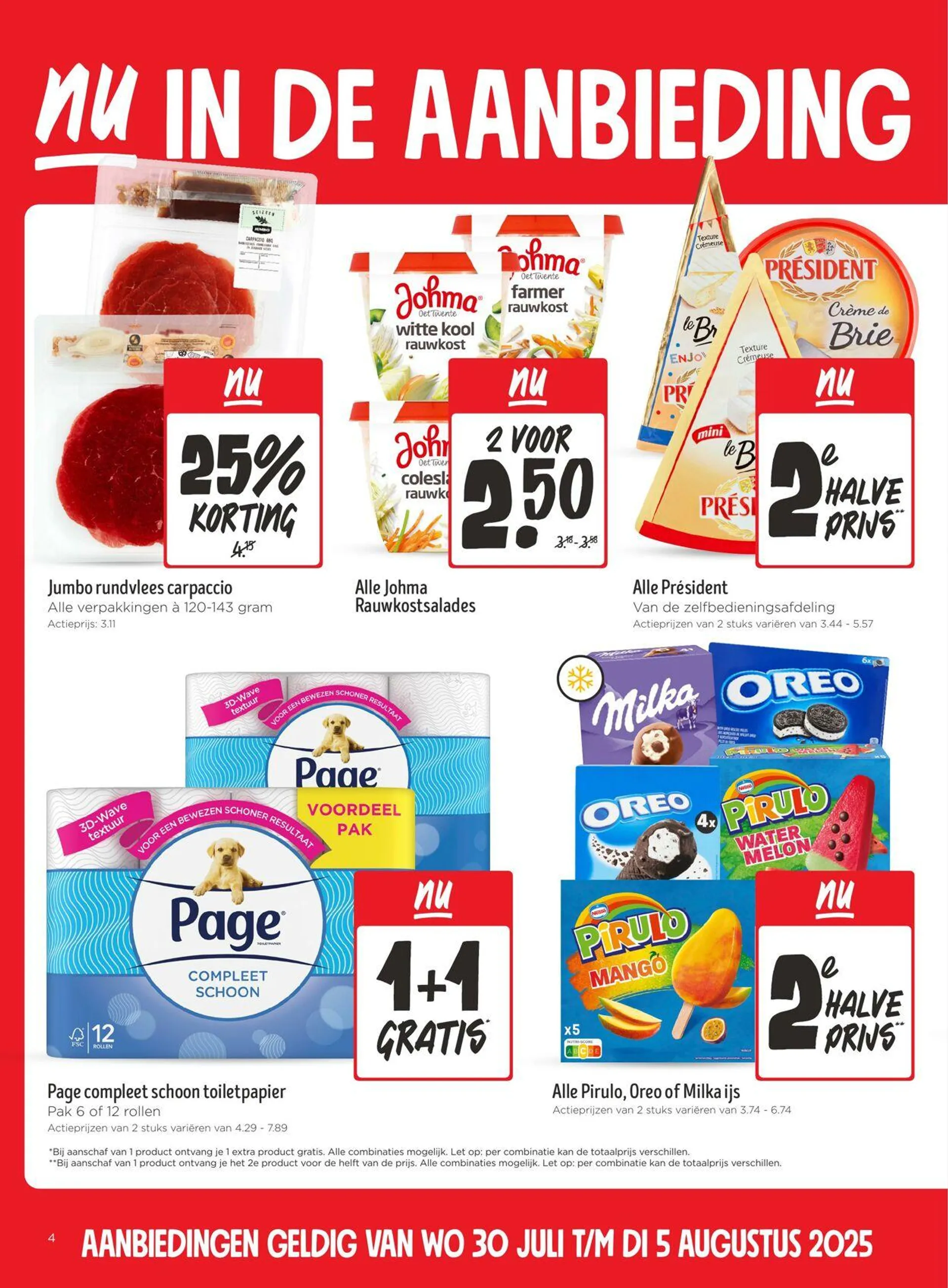 Jumbo Actuele folder van 30 juli tot 5 augustus 2025 - Folder pagina 4