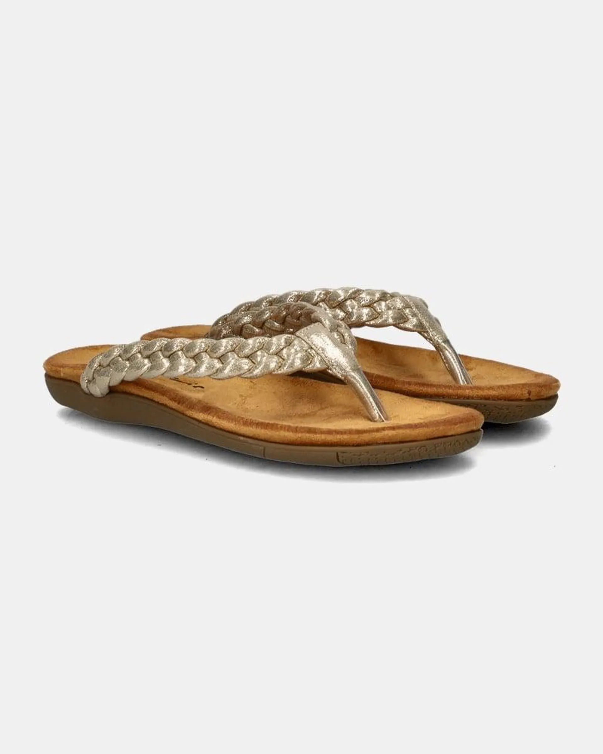 Slippers - goud