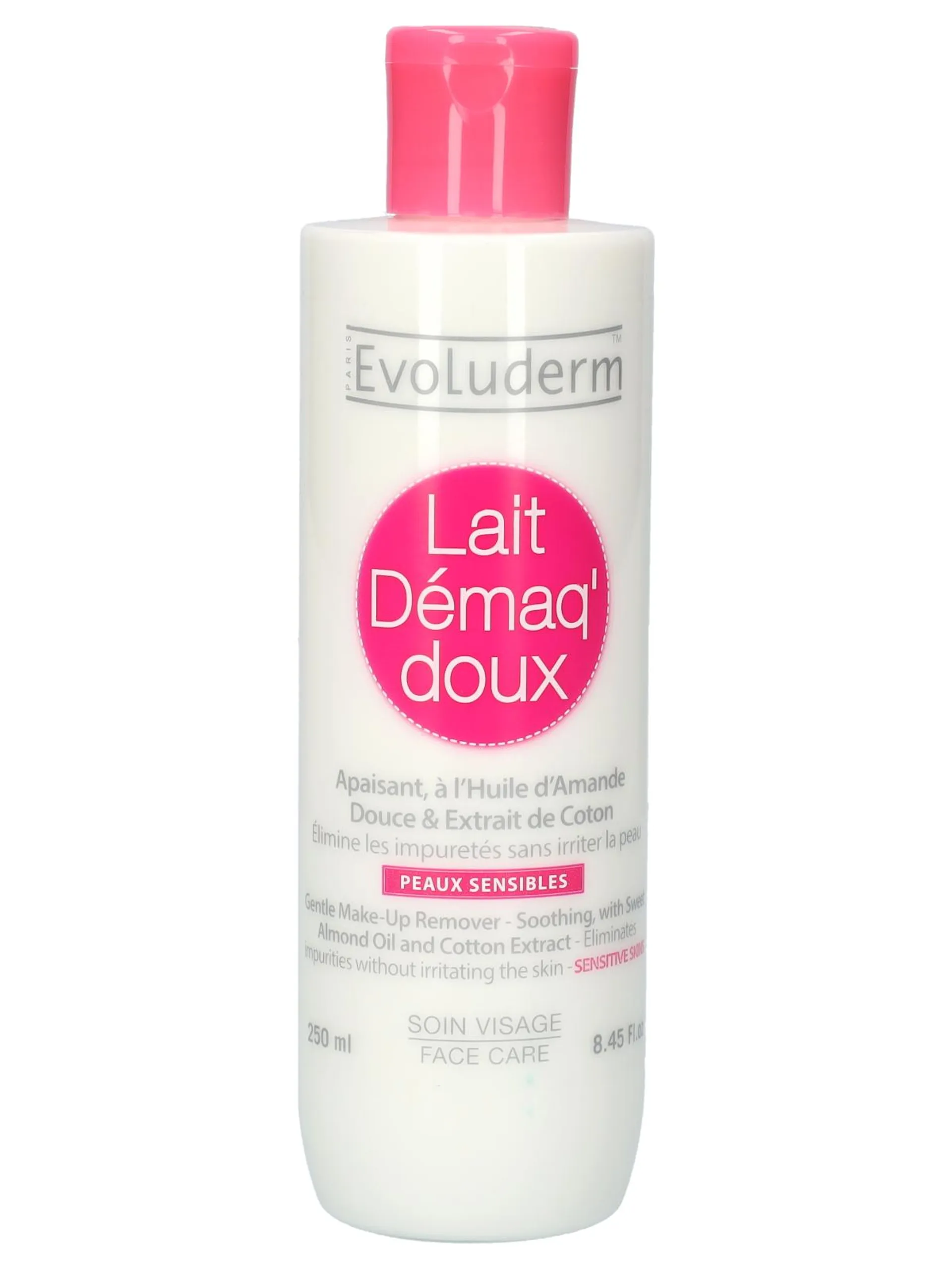 Evoluderm make-up remover sensitive