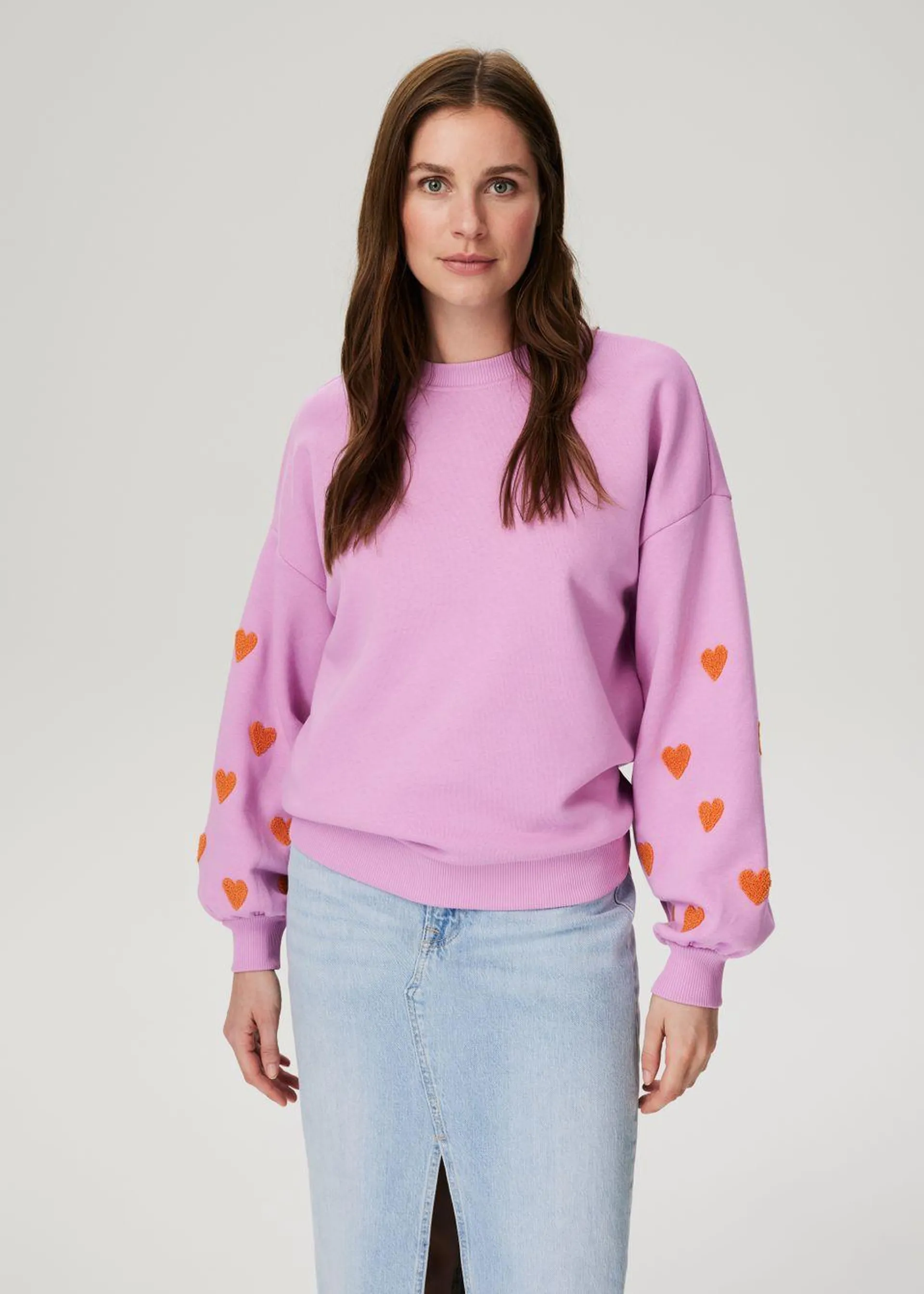 Heart Sleeve Sweater