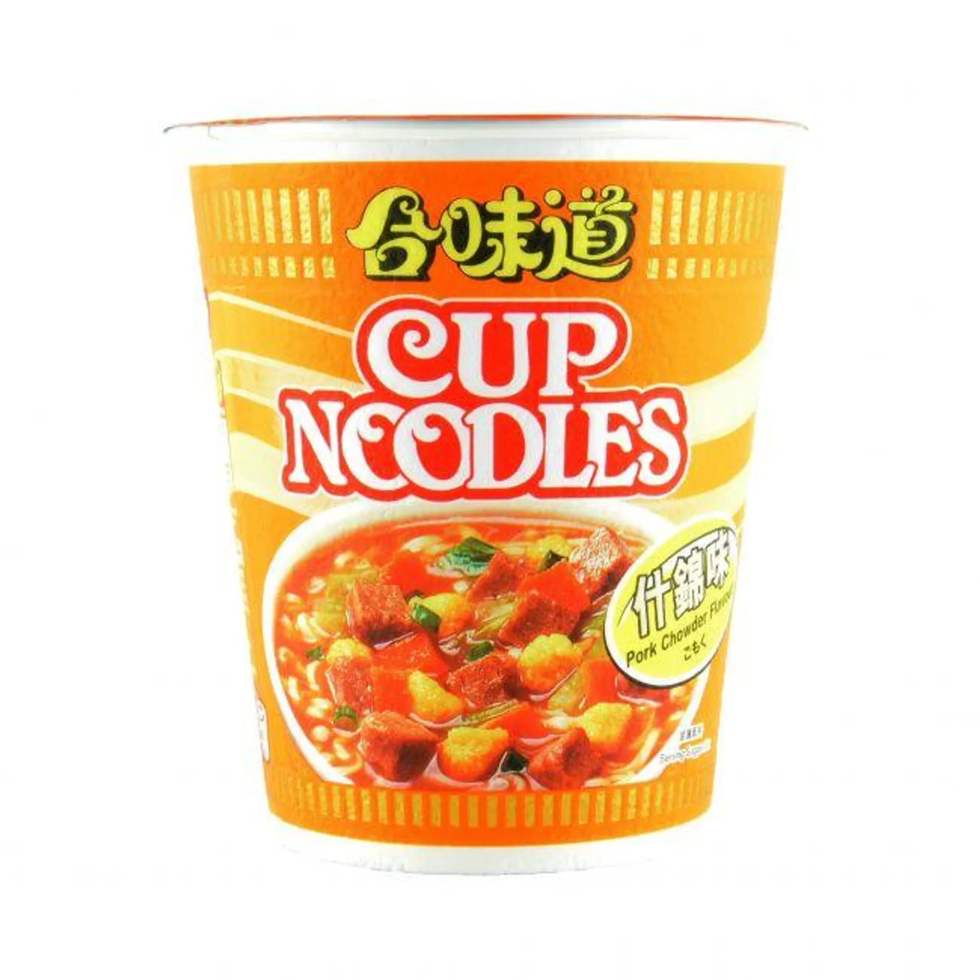 Nissin Cup Instant Noedels Varkensvlees Smaak 75g