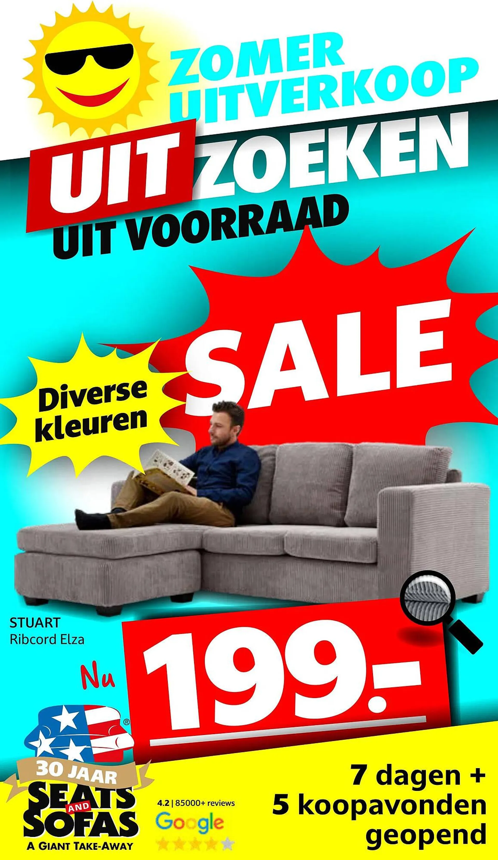 Seats and Sofas folder van 29 juni tot 6 juli 2025 - Folder pagina 1