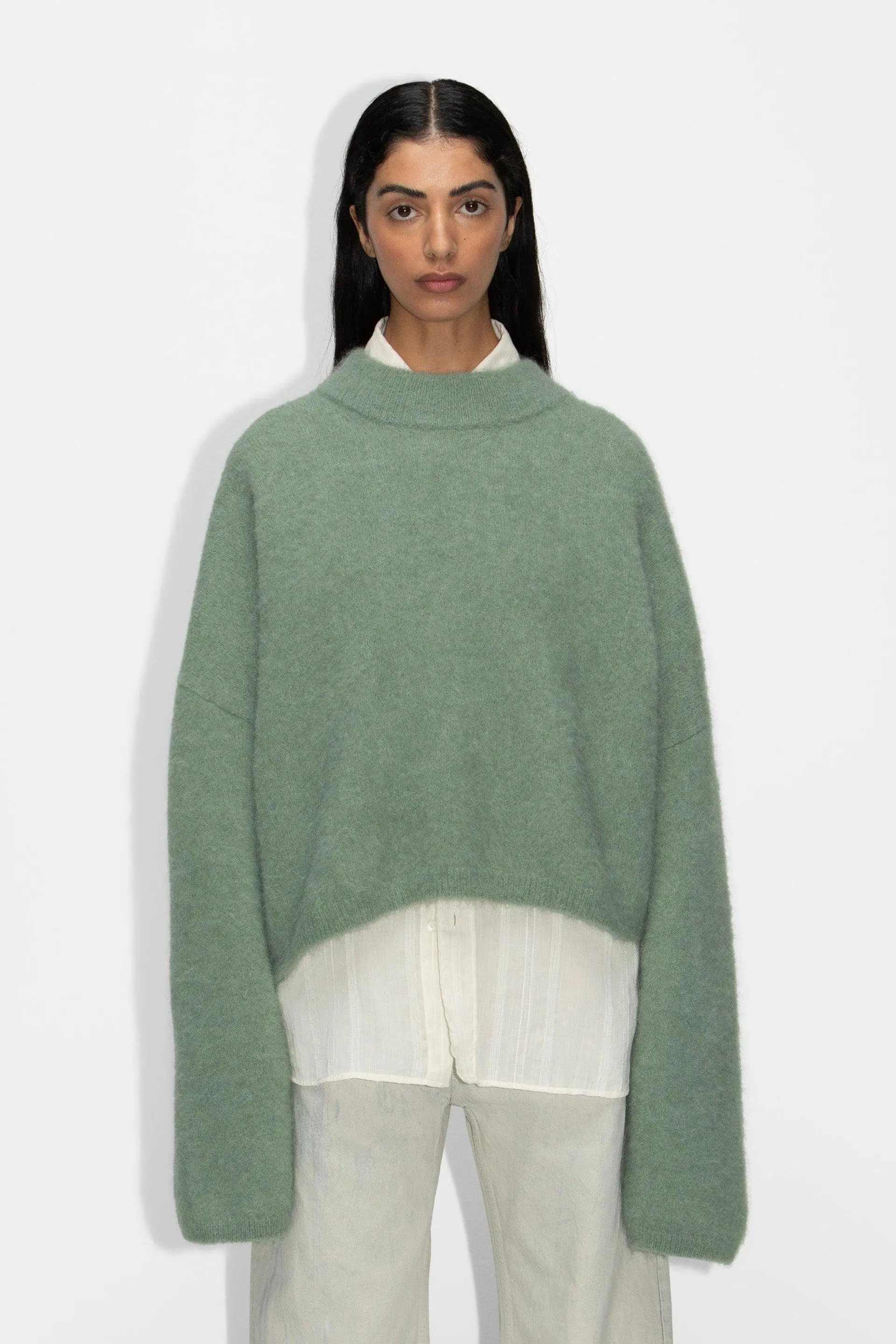 Boxy Alpaca Sweater