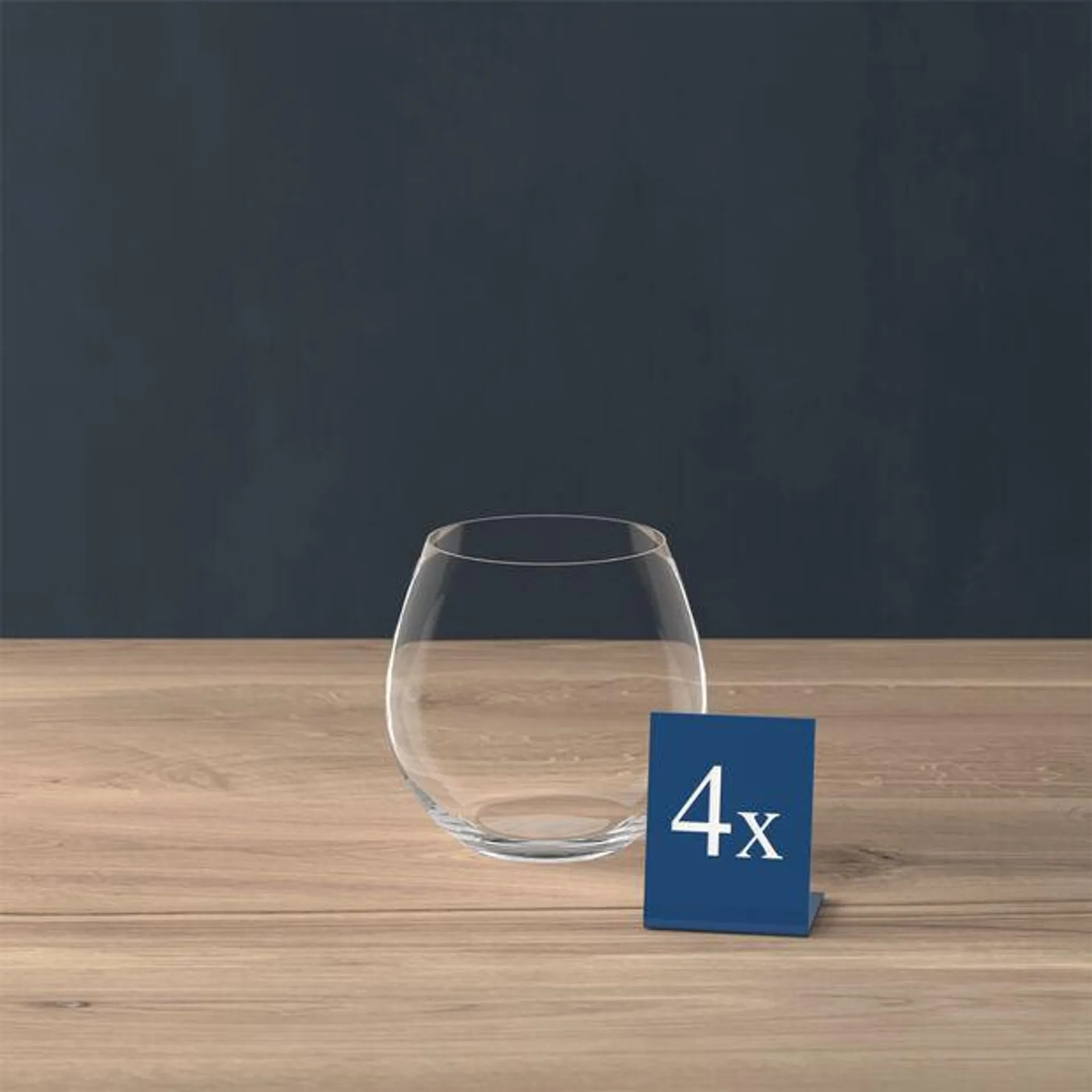 Entrée water glass, 570 ml, 4 pieces