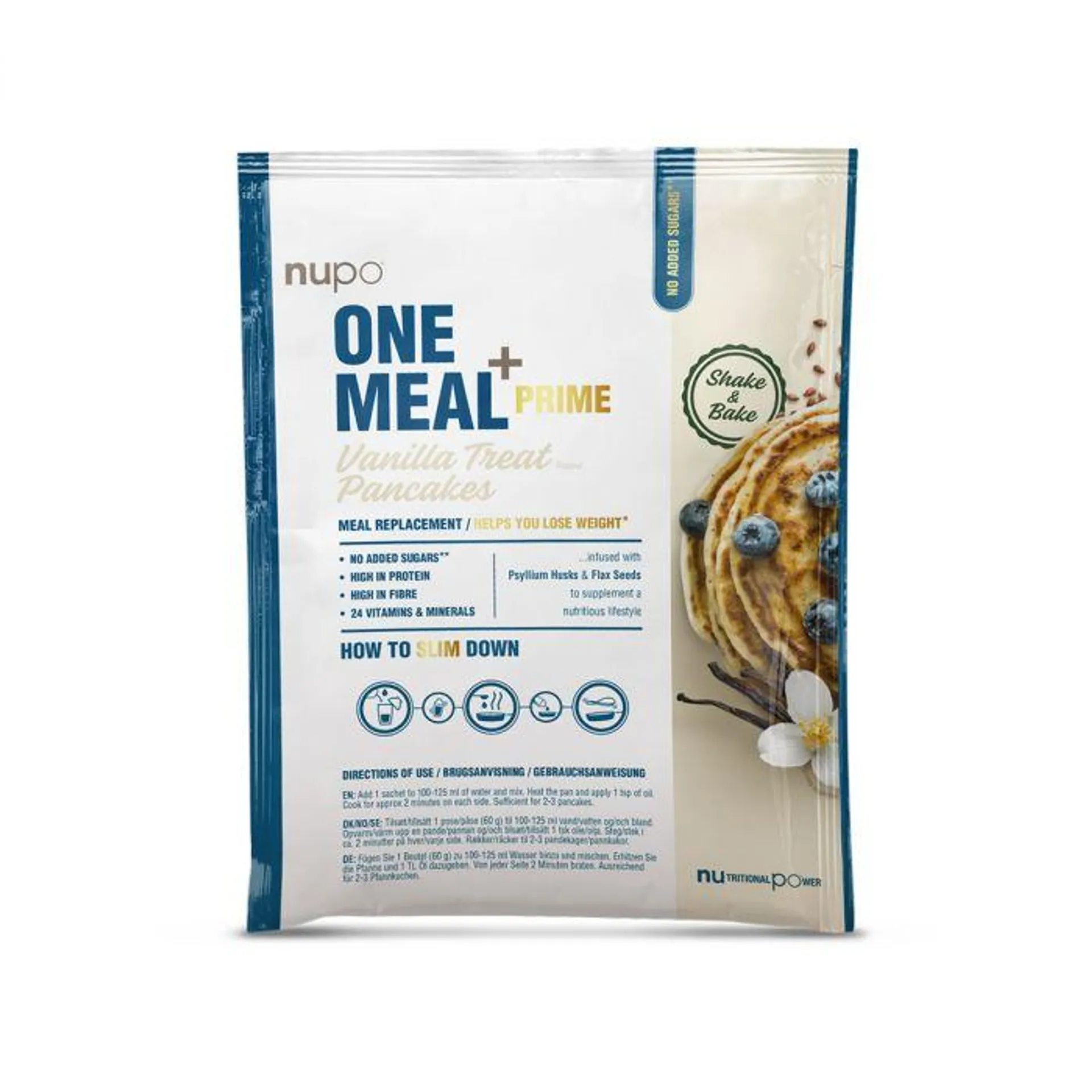 Nupo One Meal+Prime Pancakes Vanilla Treat