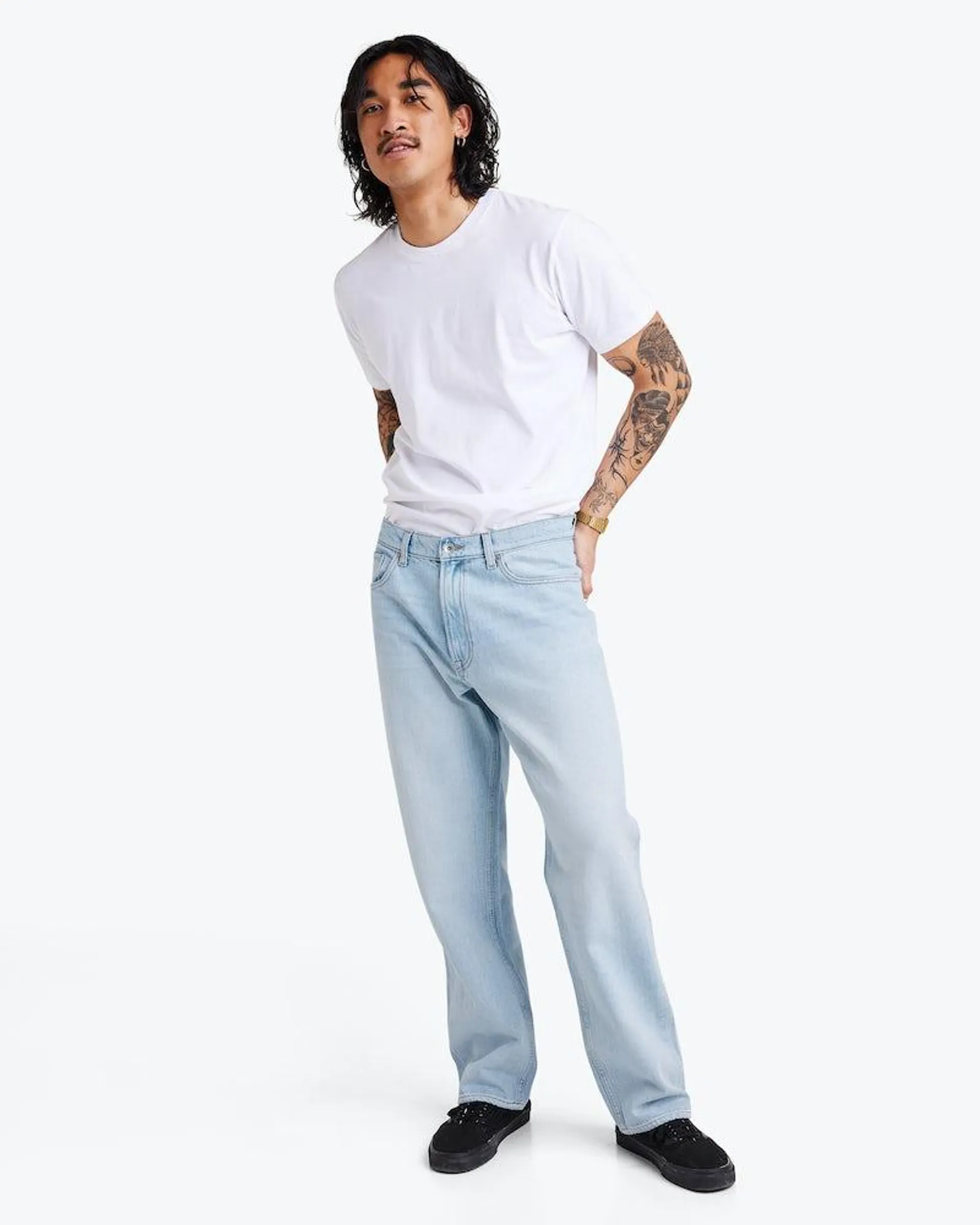 Loose Lys Blå Jeans