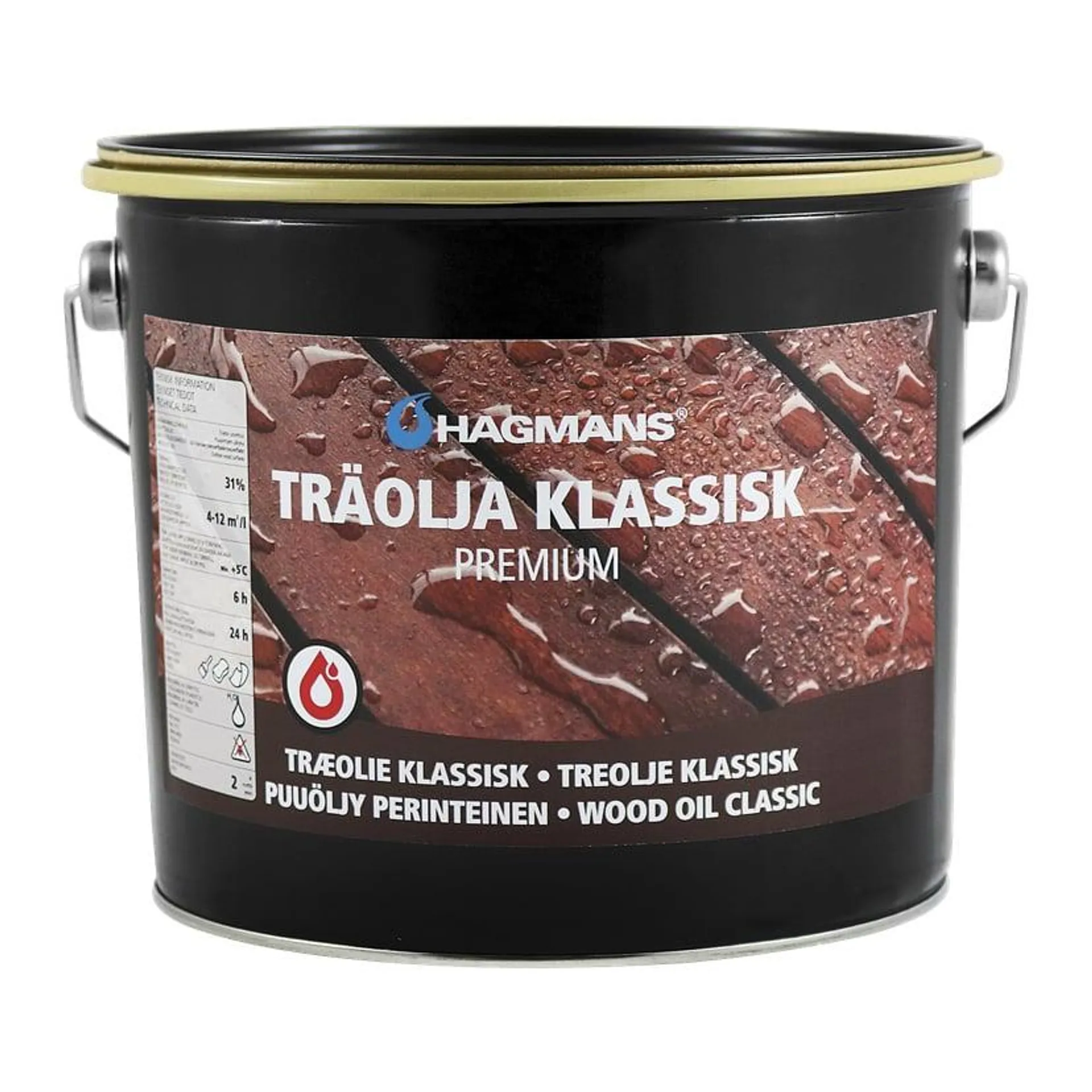 Träolja Classic Premium 3 l