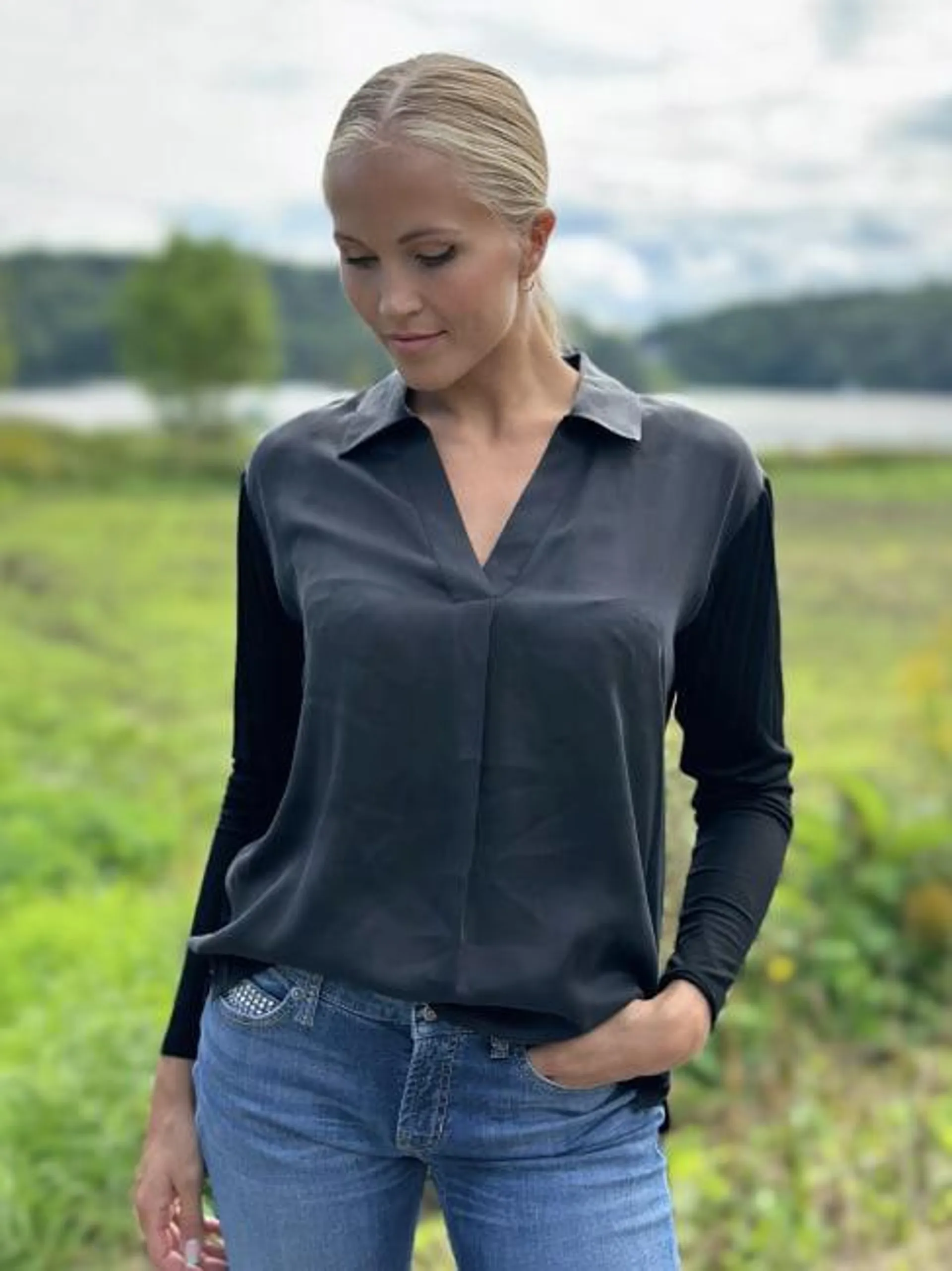 Sebasti Blouse Black S