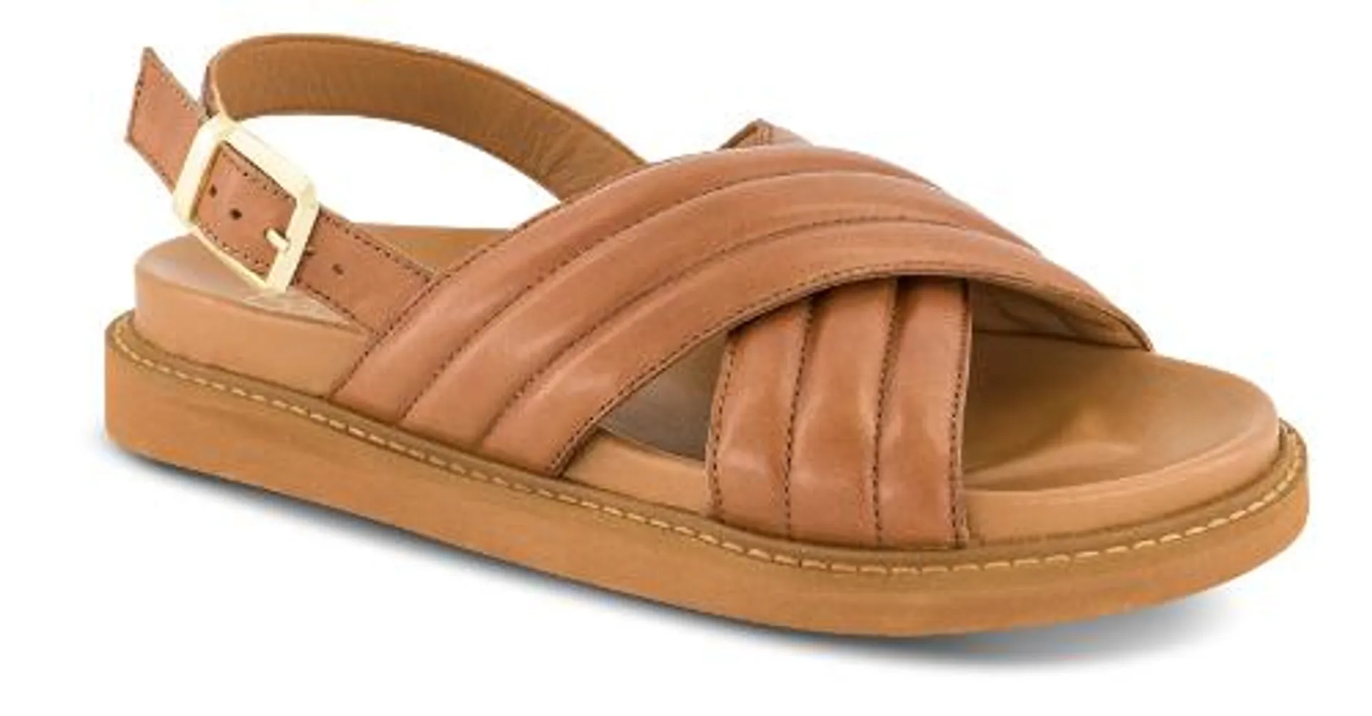 B&CO Damesandal Brun 4223100832