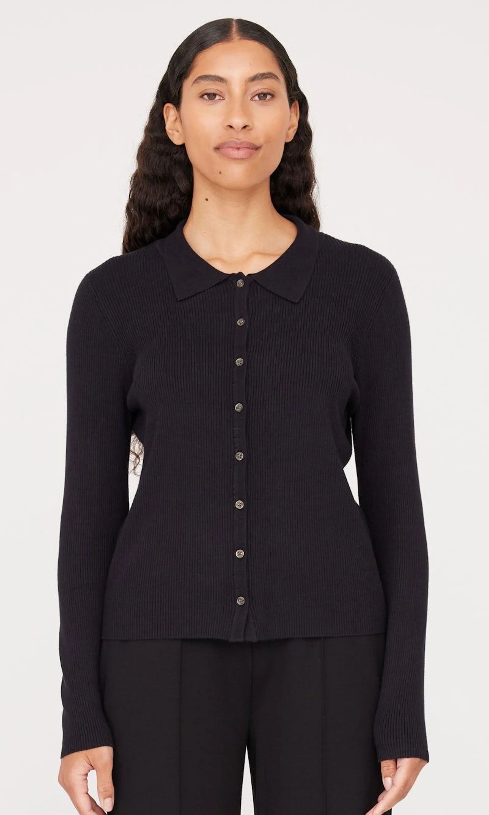 L Farah Polo Cardigan