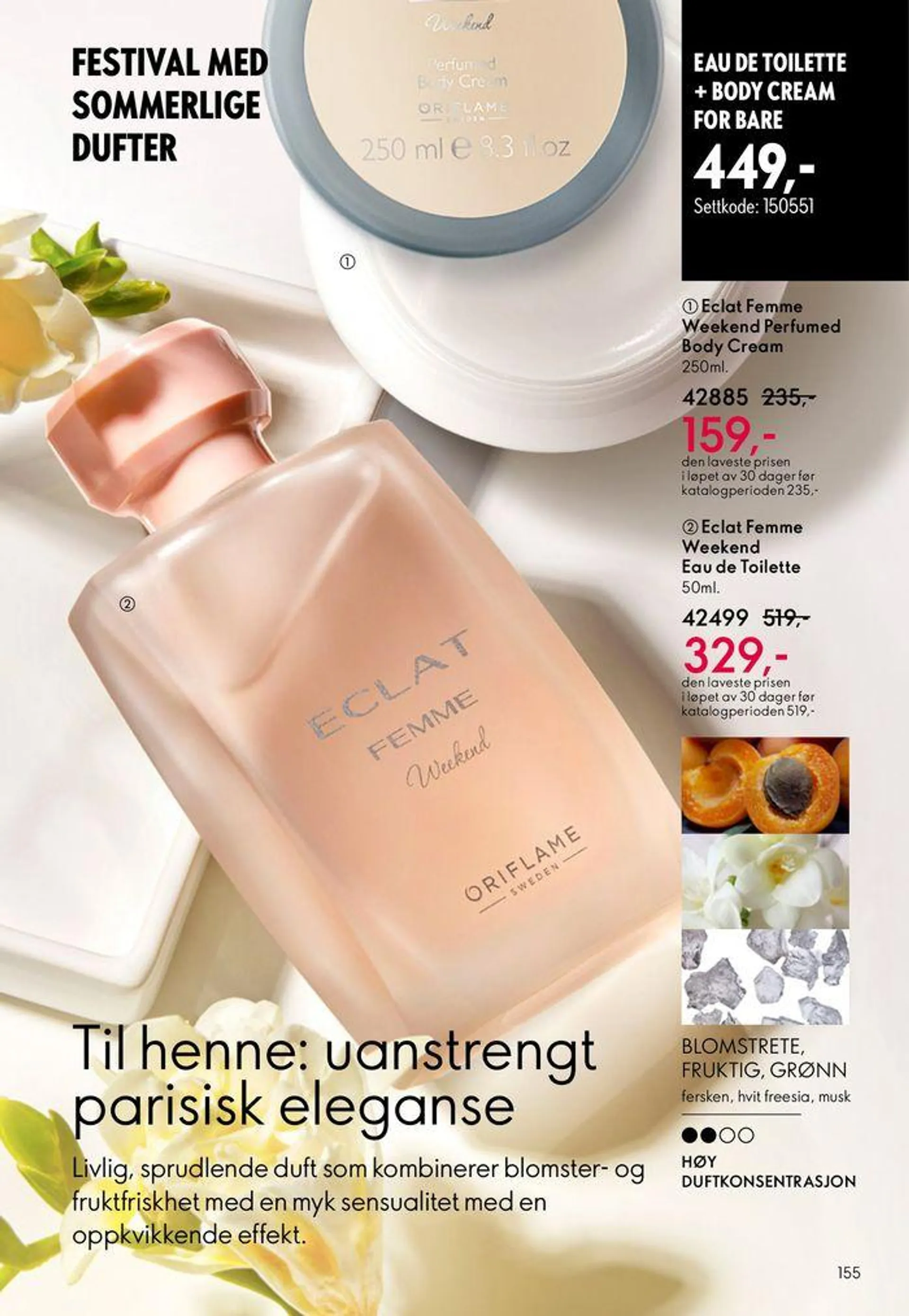 ORIFLAME Kundeavis fra 11. juli til 25. juli 2024 - kundeavisside 155