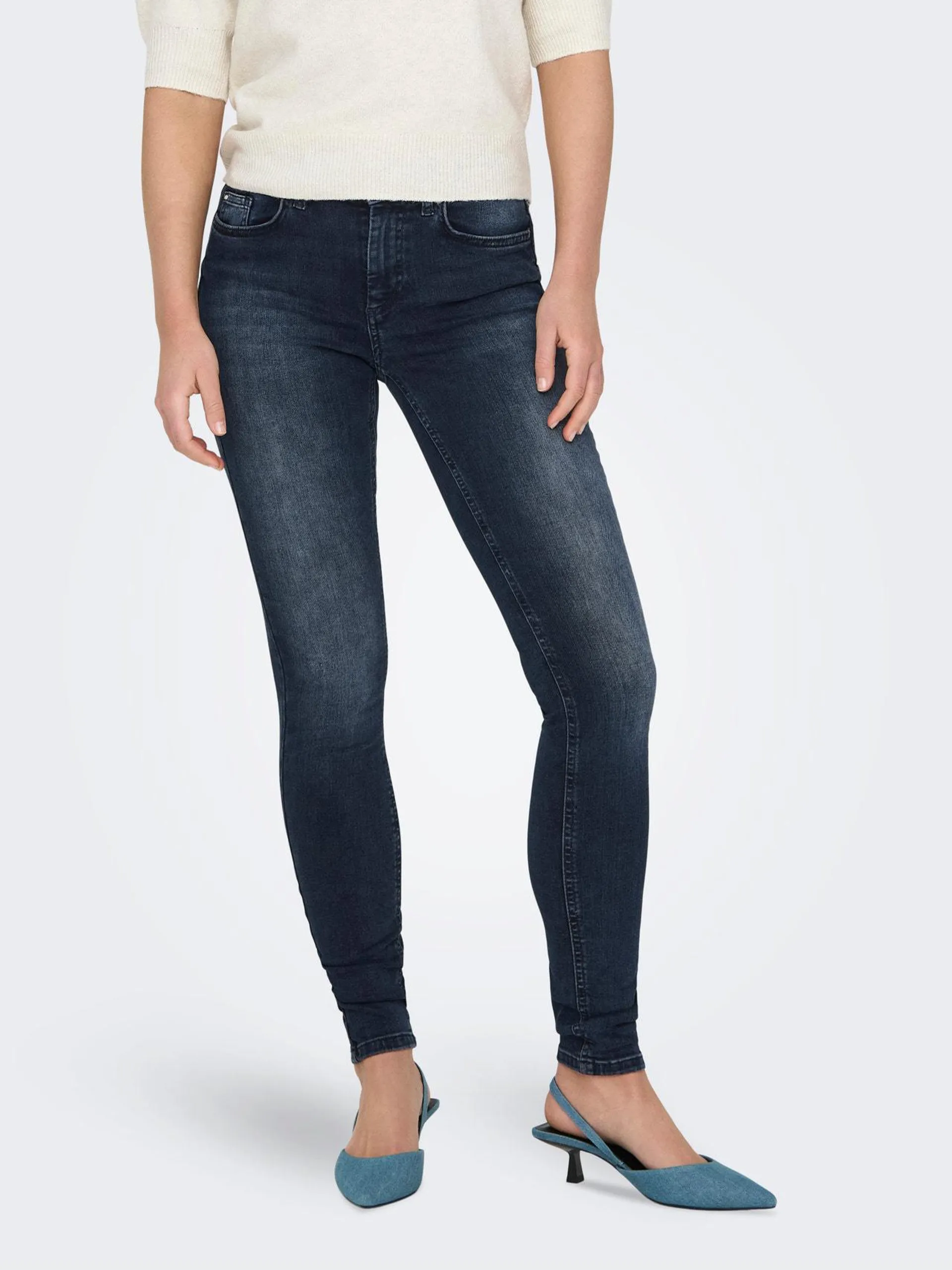 Skinny fit Mid waist Jeans