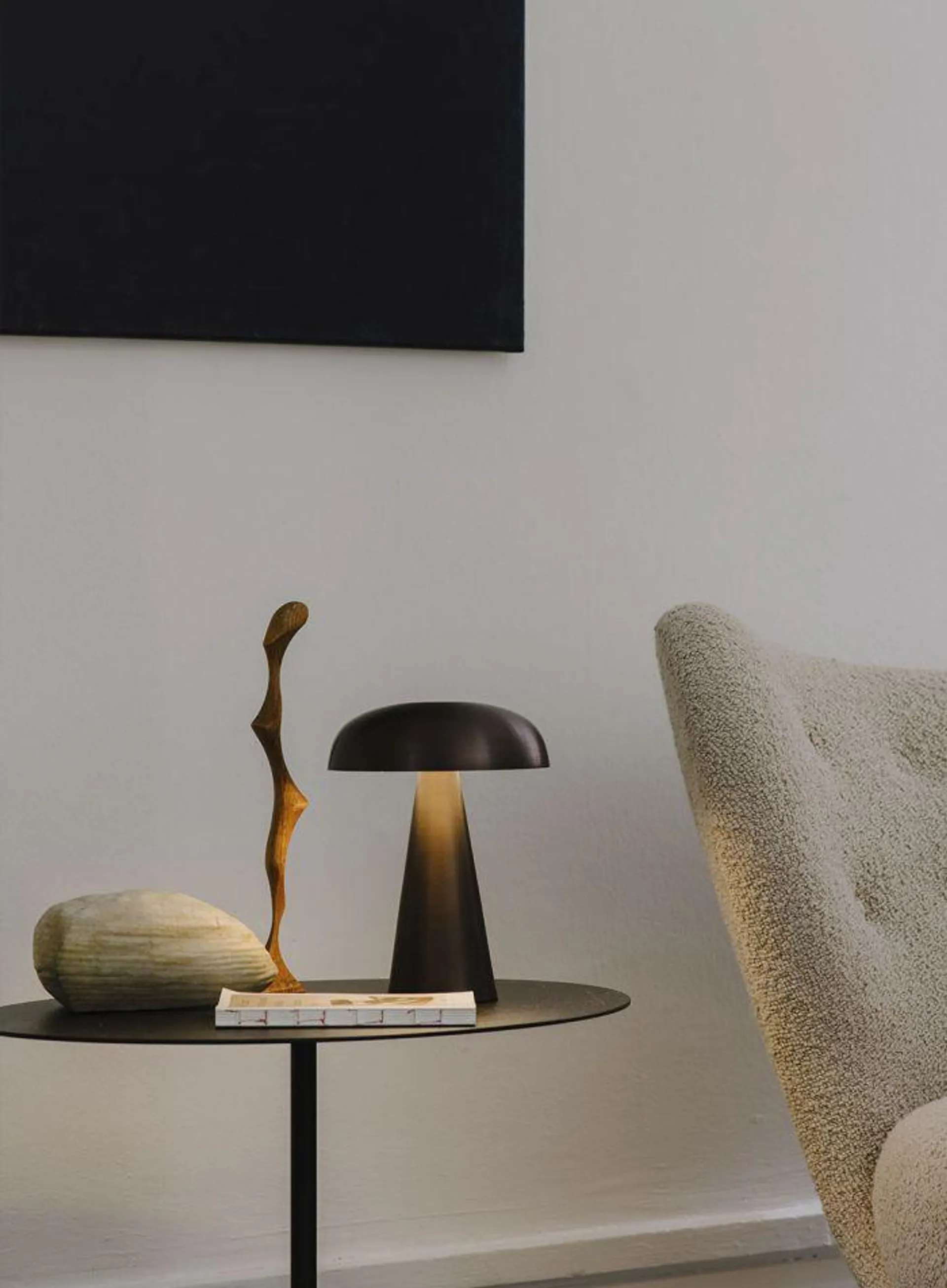 Como SC53 oppladbar bordlampe - bronse/messing