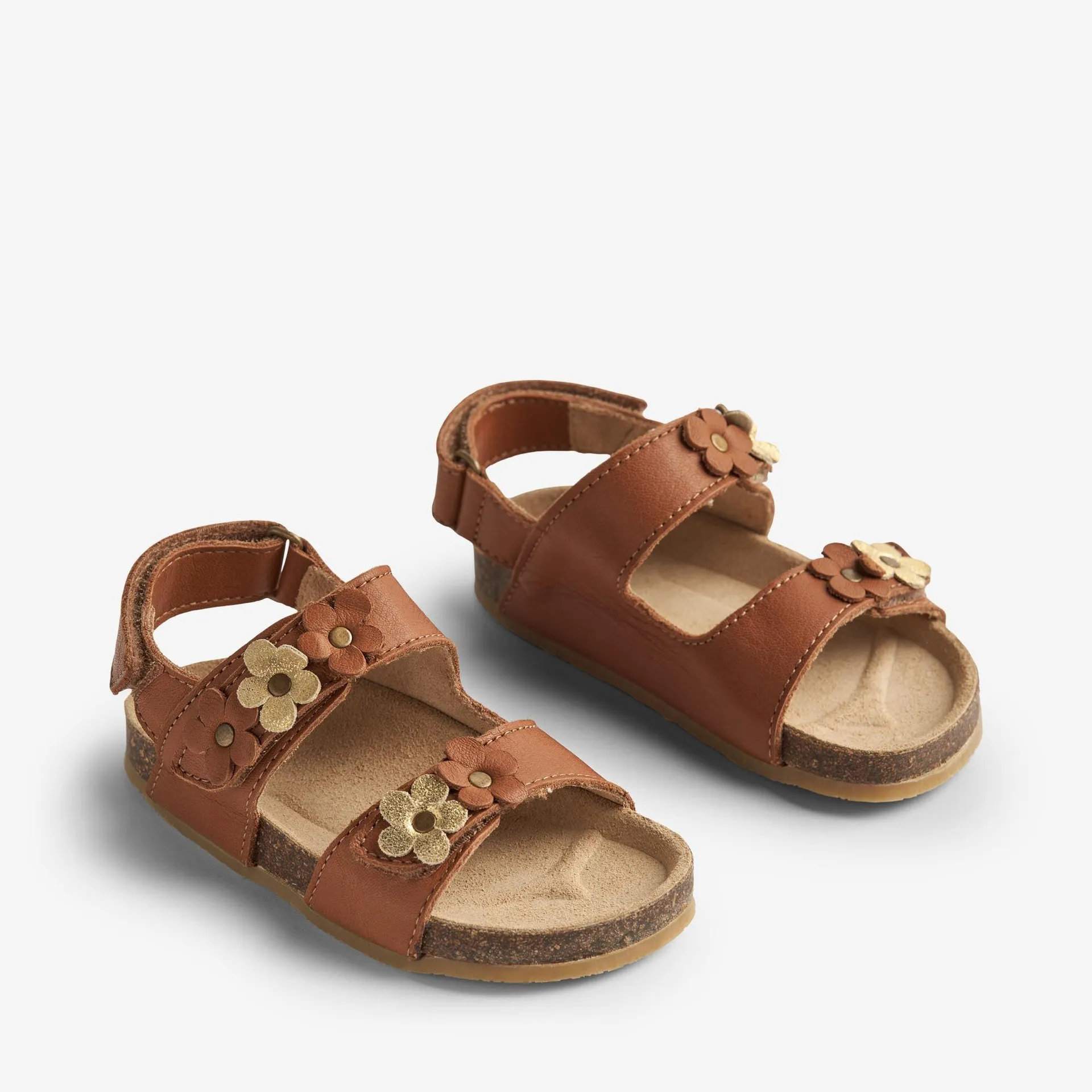 Clare Flowers Åpen Sandal Kork