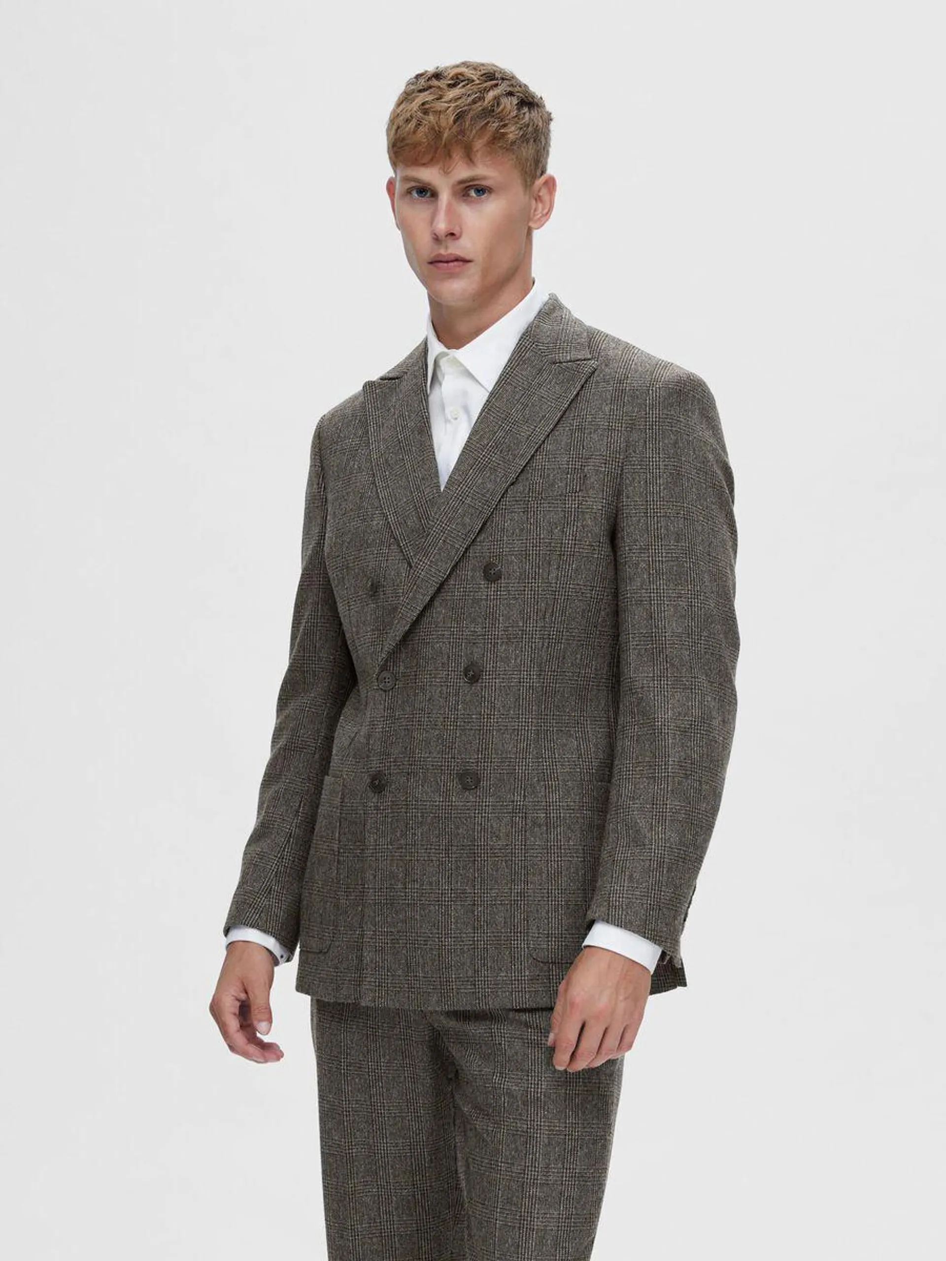 RUTETE DOBBELTSPENT BLAZER