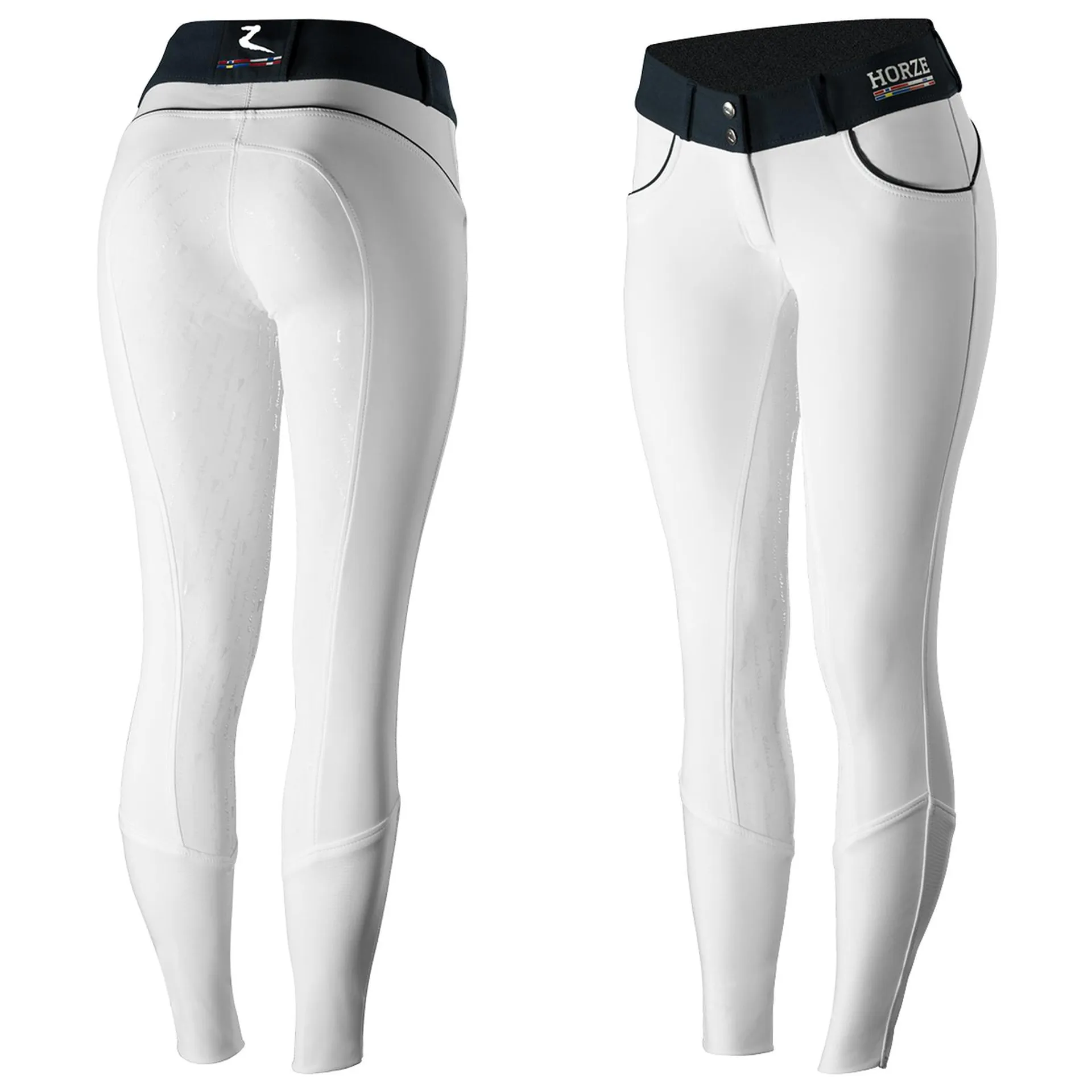 Horze Nordic Performance helforsterket ridebukse med silikon, dame