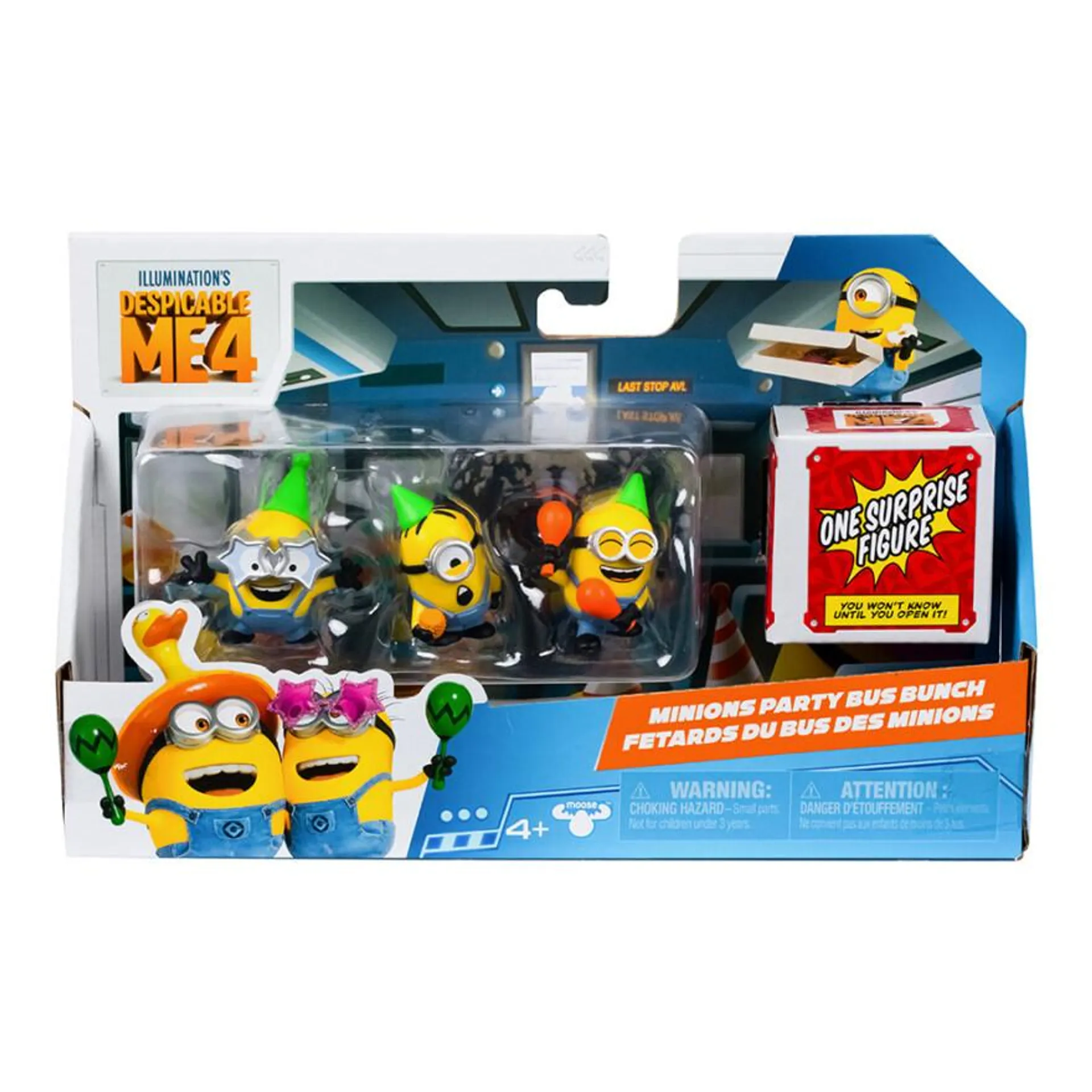 Despicable Me 4 Mini Mayhem Figs 4-pk 5 cm