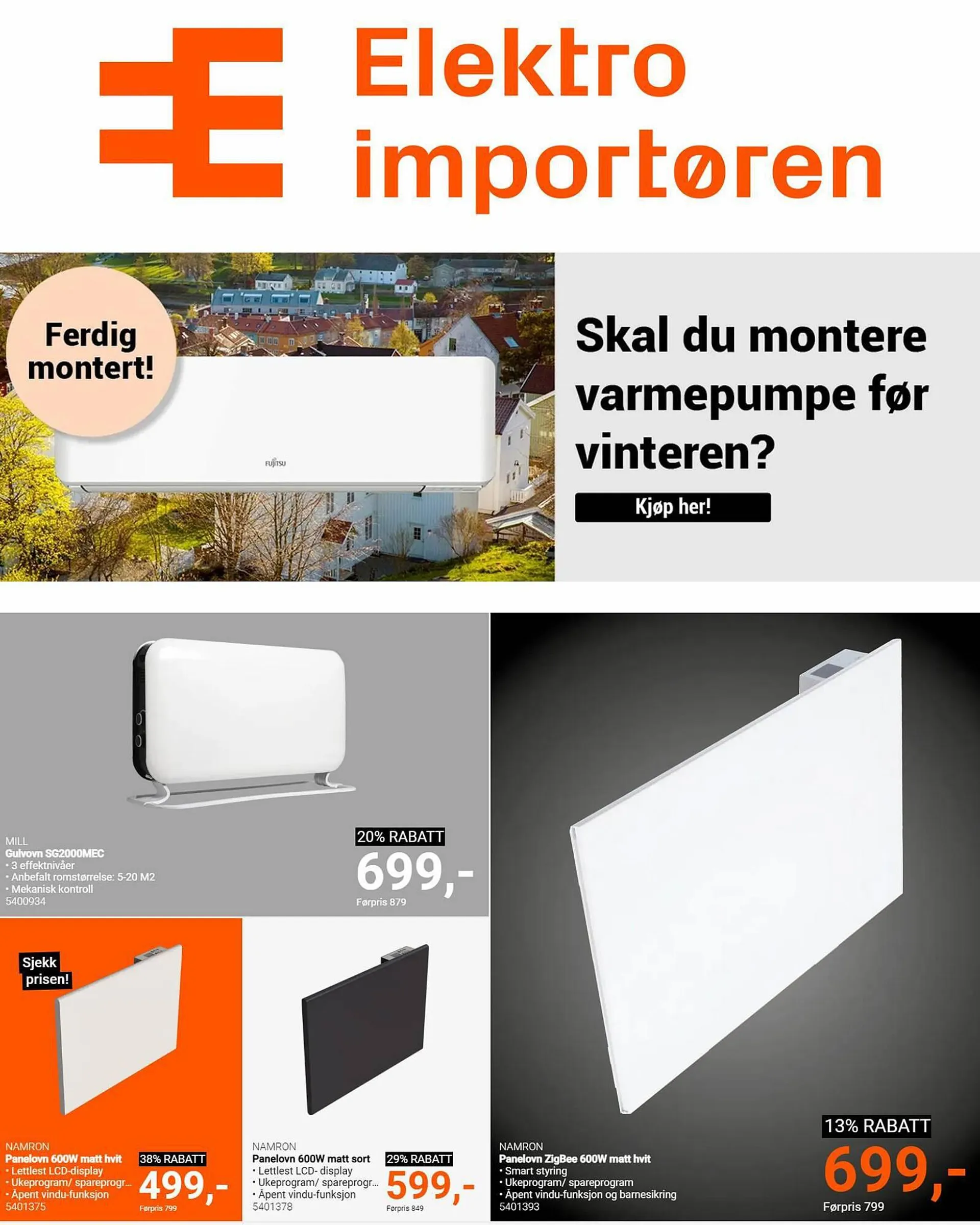 Elektroimportøren Kundeavis fra 15. september til 24. september 2023 - kundeavisside 1