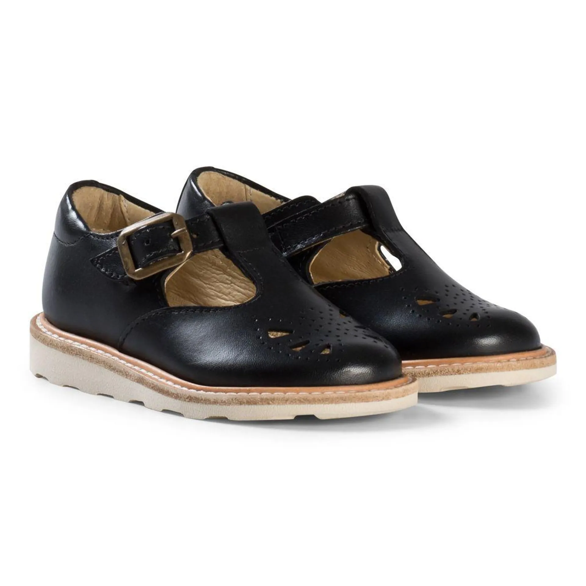 Rosie T-Bar Sandaler Svarte
