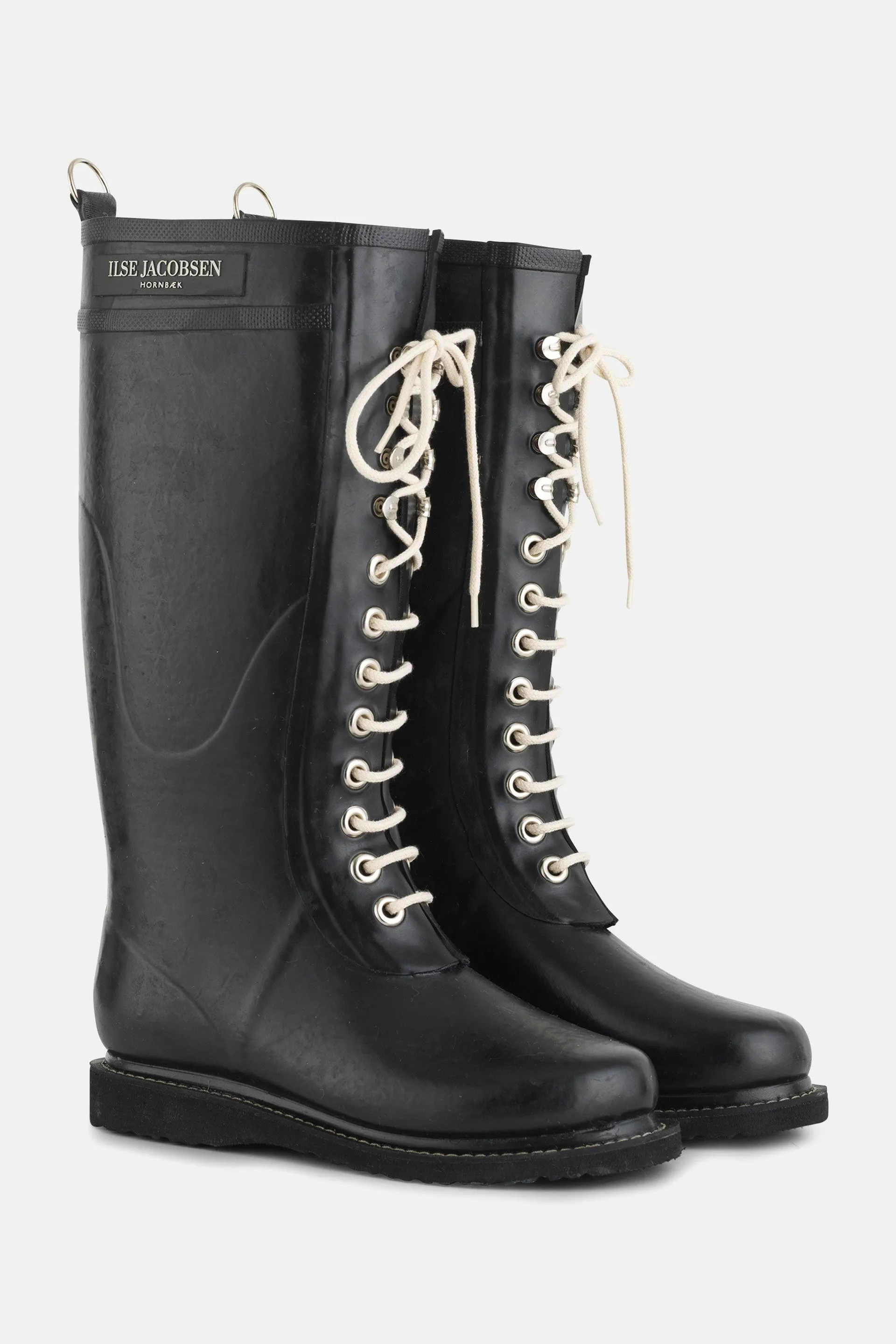 Long Rubber Boots - Black