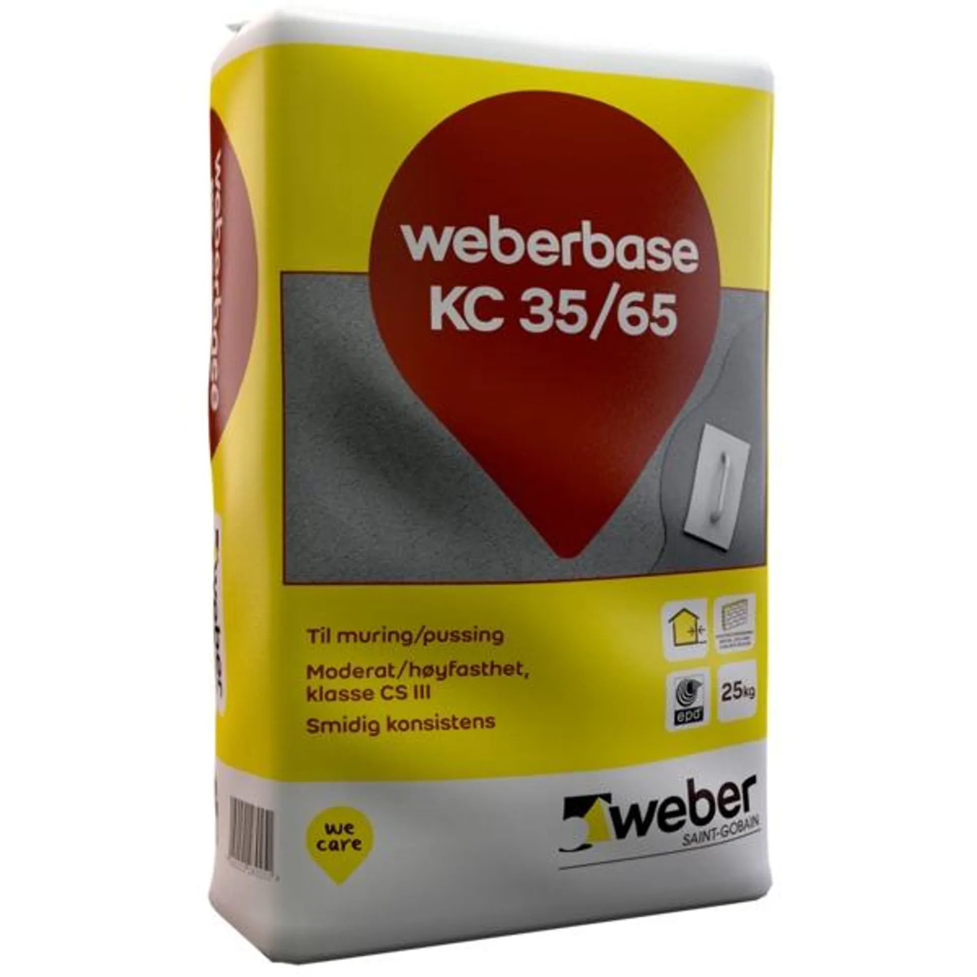 Weber kc35/65 mur pussmørtel