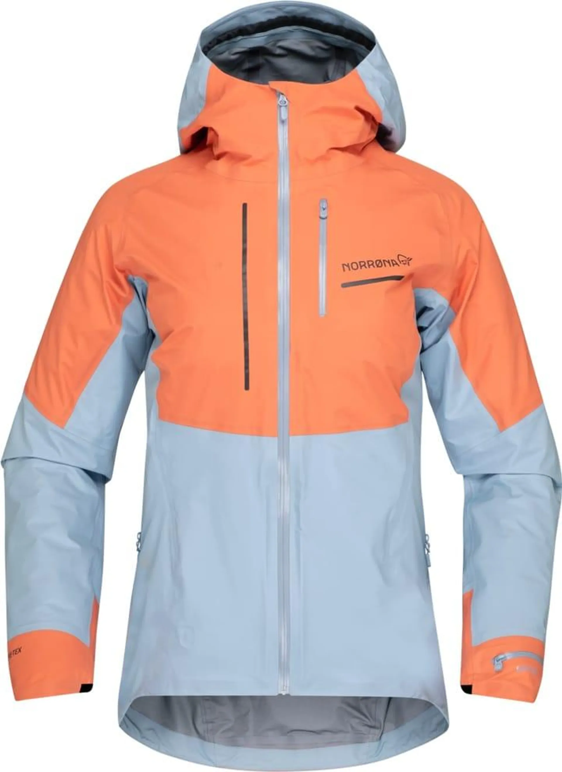 Norrøna Women's Senja GORE-TEX Active Jacket Flamingo/Blue Fog