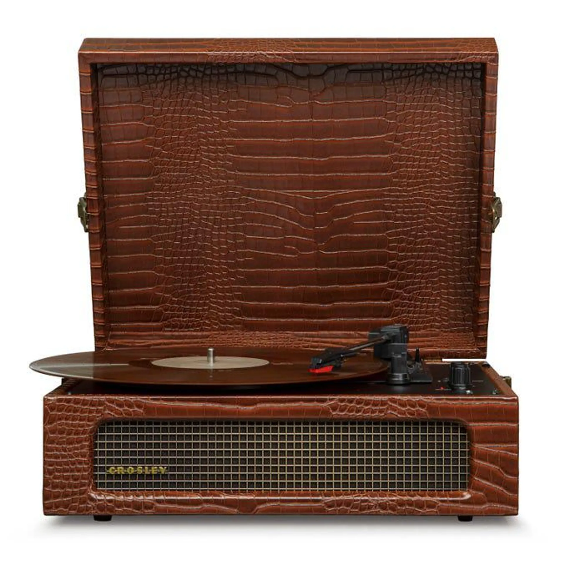 Crosley Voyager - Brown Croc - Med Bluetooth
