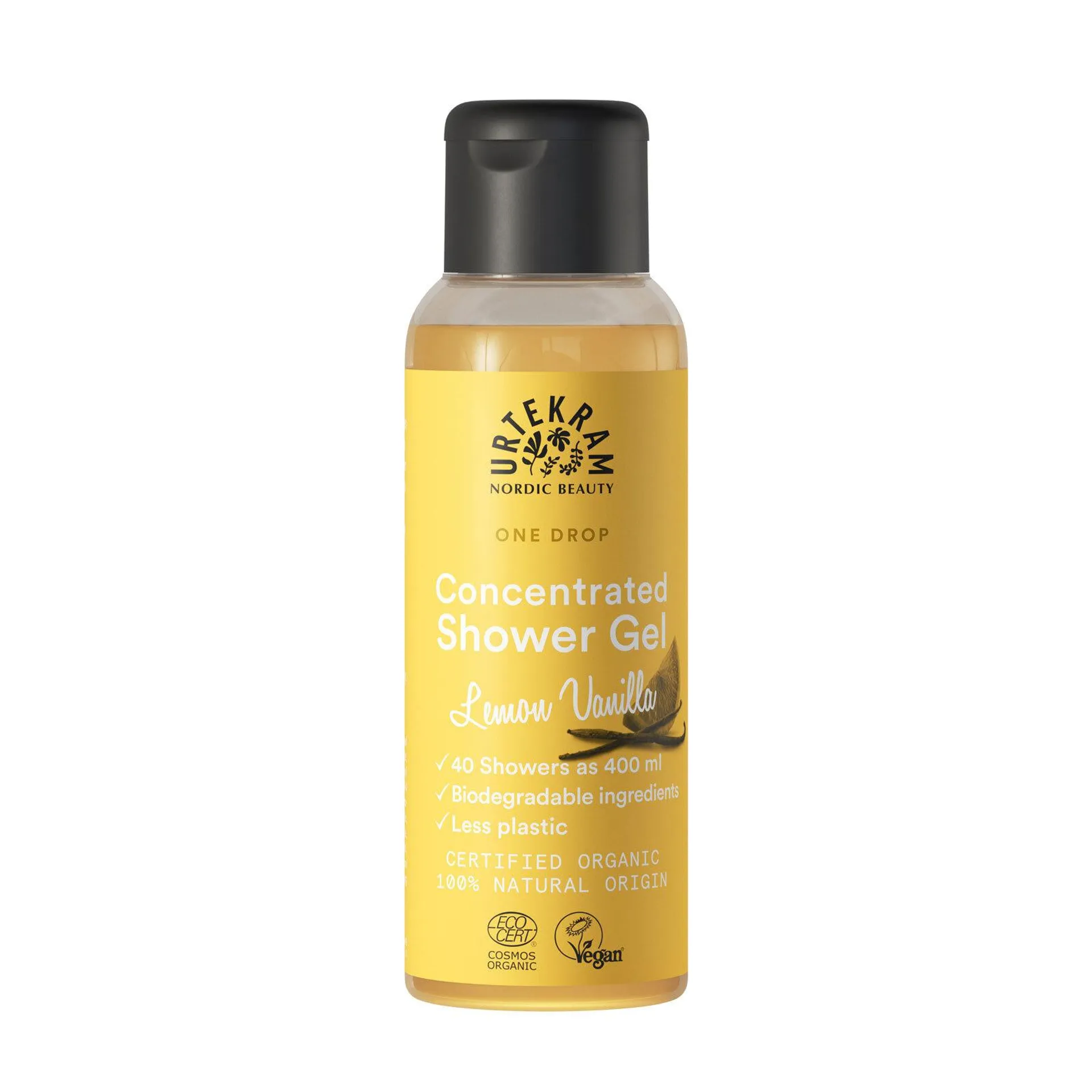 Urtekram One Drop Showergel Lemon Vanilla