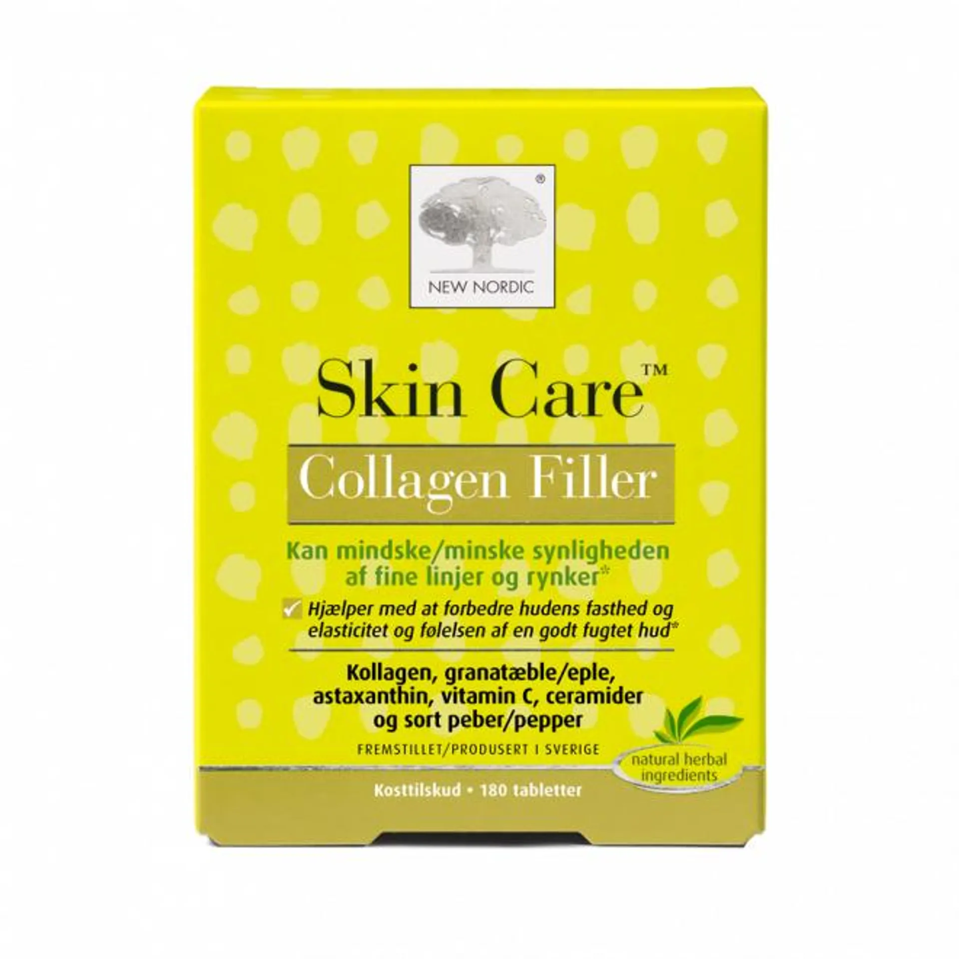 New Nordic Skin Care Collagen Filller 180 tab