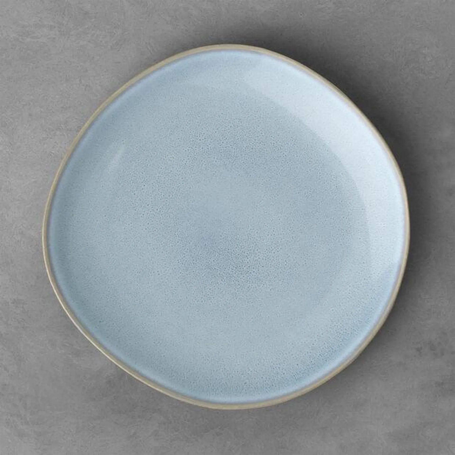 Lave Glacé dinner plate, turquoise, 28 x 28 x 2.7 cm