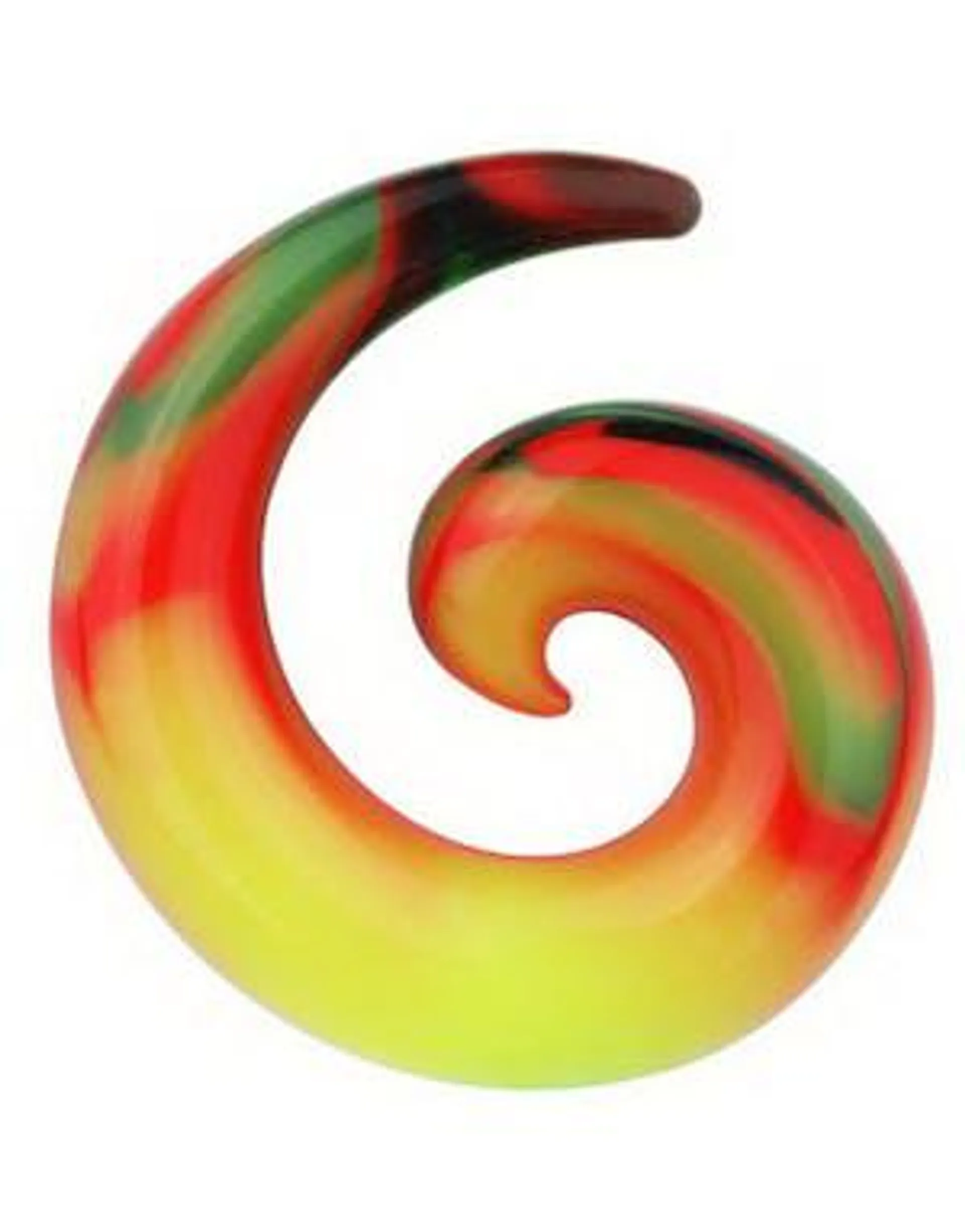 Curl Expander Rainbow - Silikon Ørepiercing