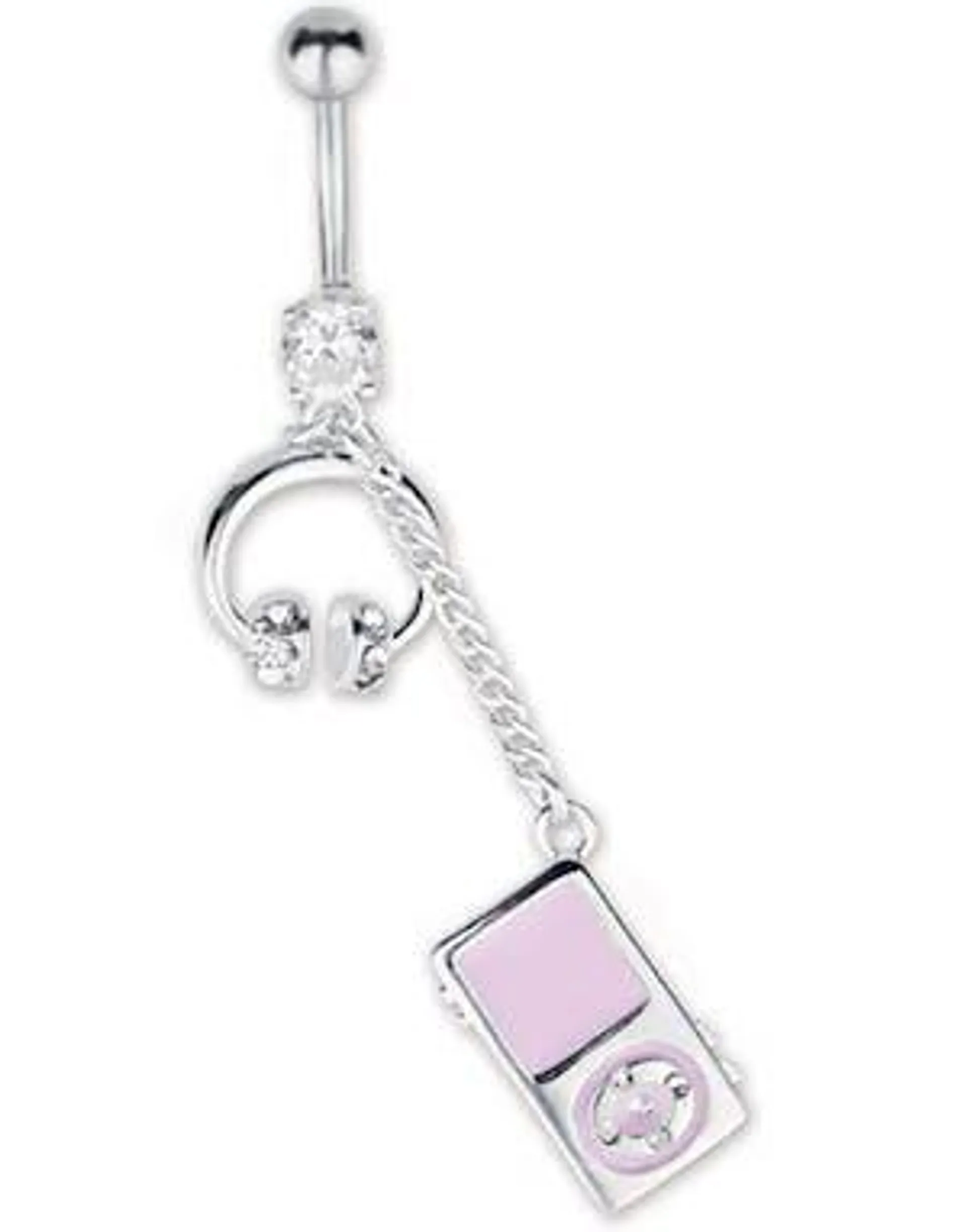 Music Lover Navlepiercing - Rosa