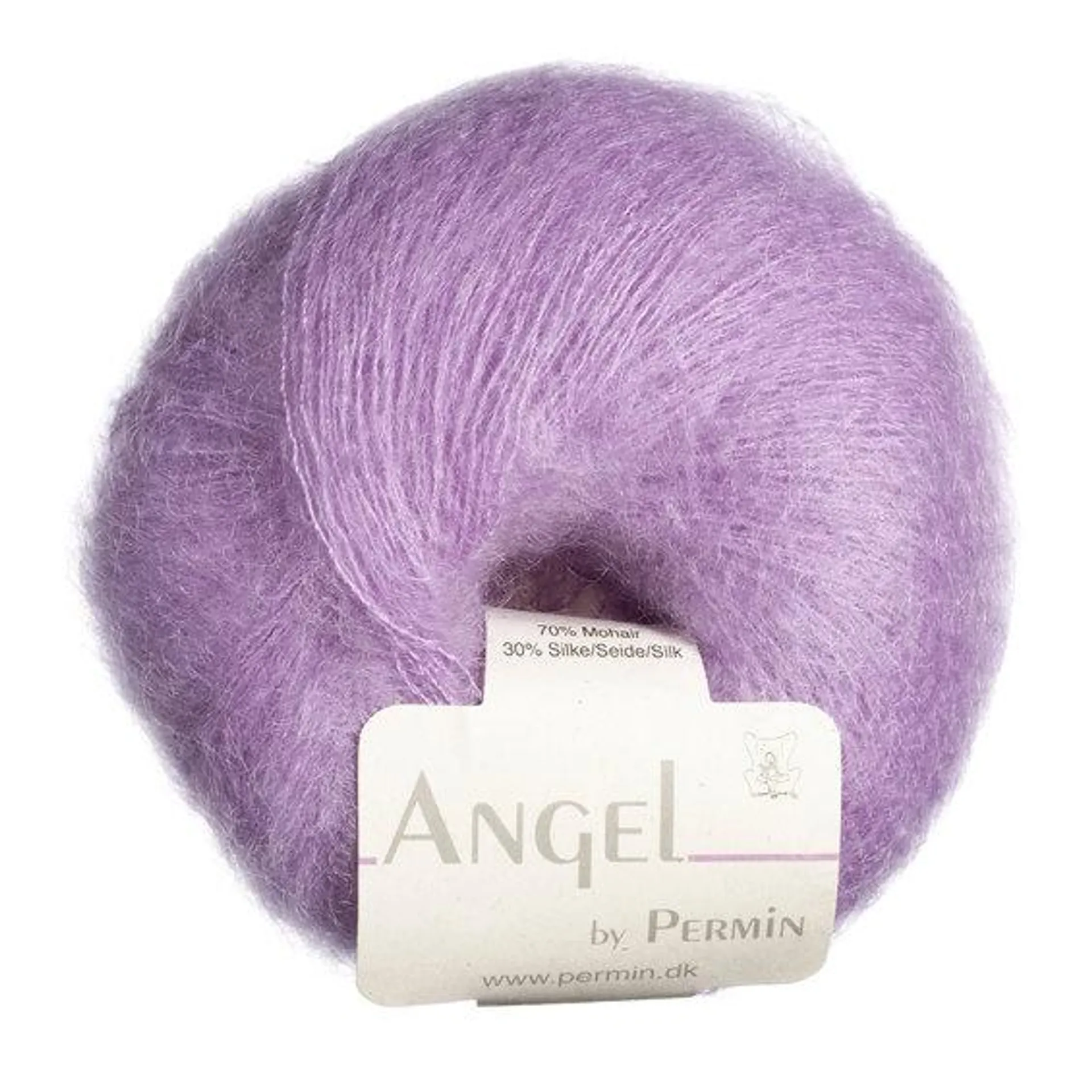 Garn Permin Angel 25 g lyselilla 884107