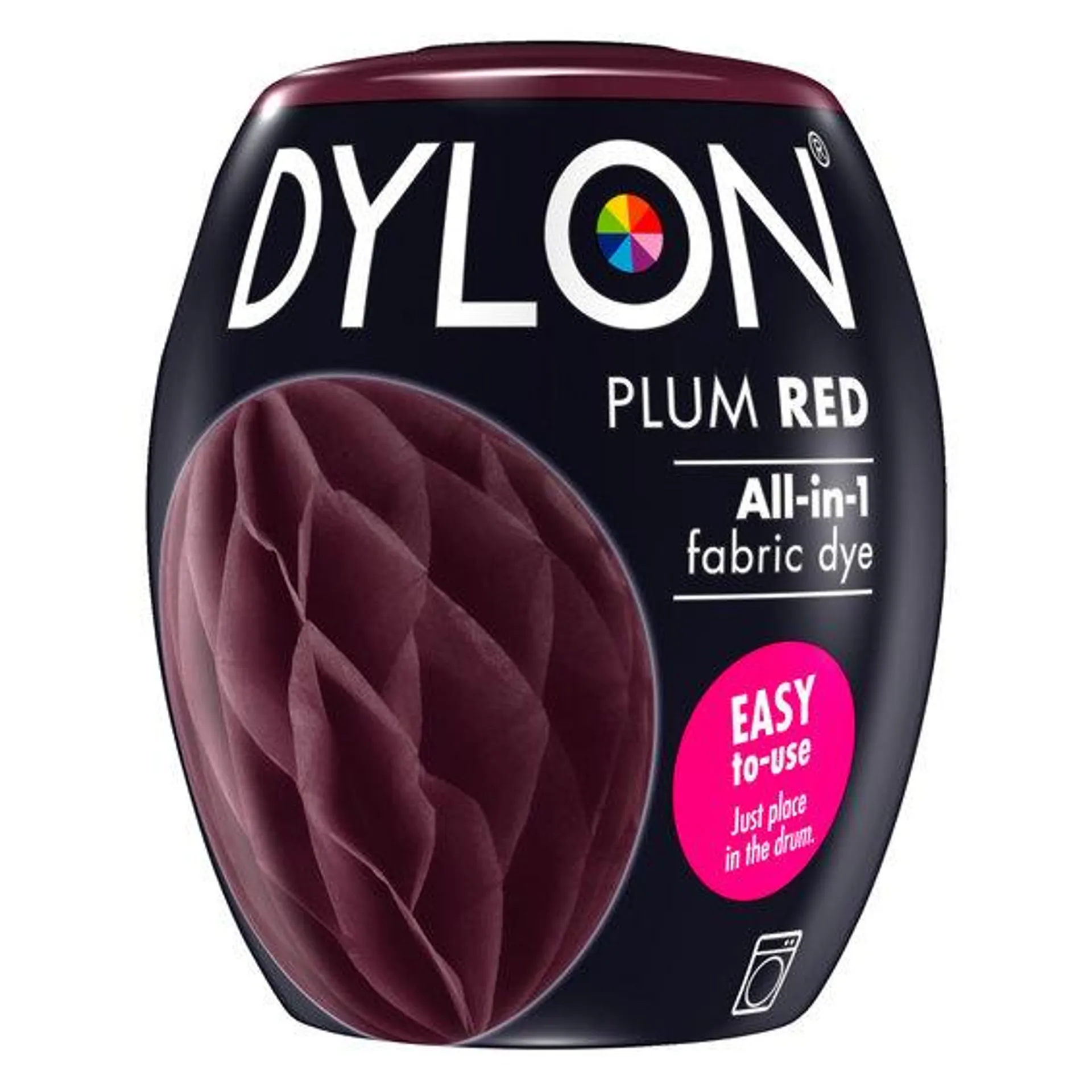 Dylon Pod All-in-1 tekstilfarge – Plum red