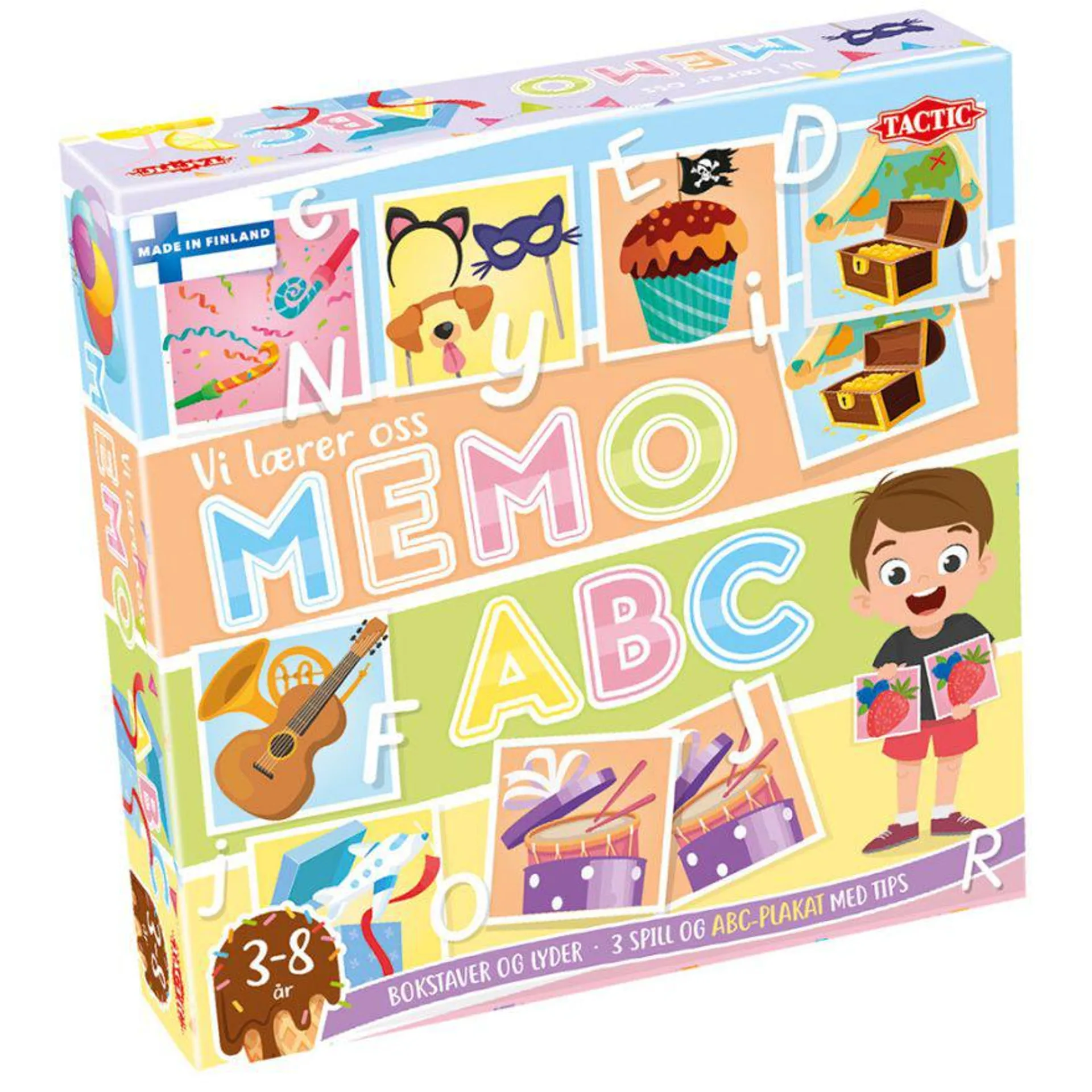 Vi lærer oss memo ABC