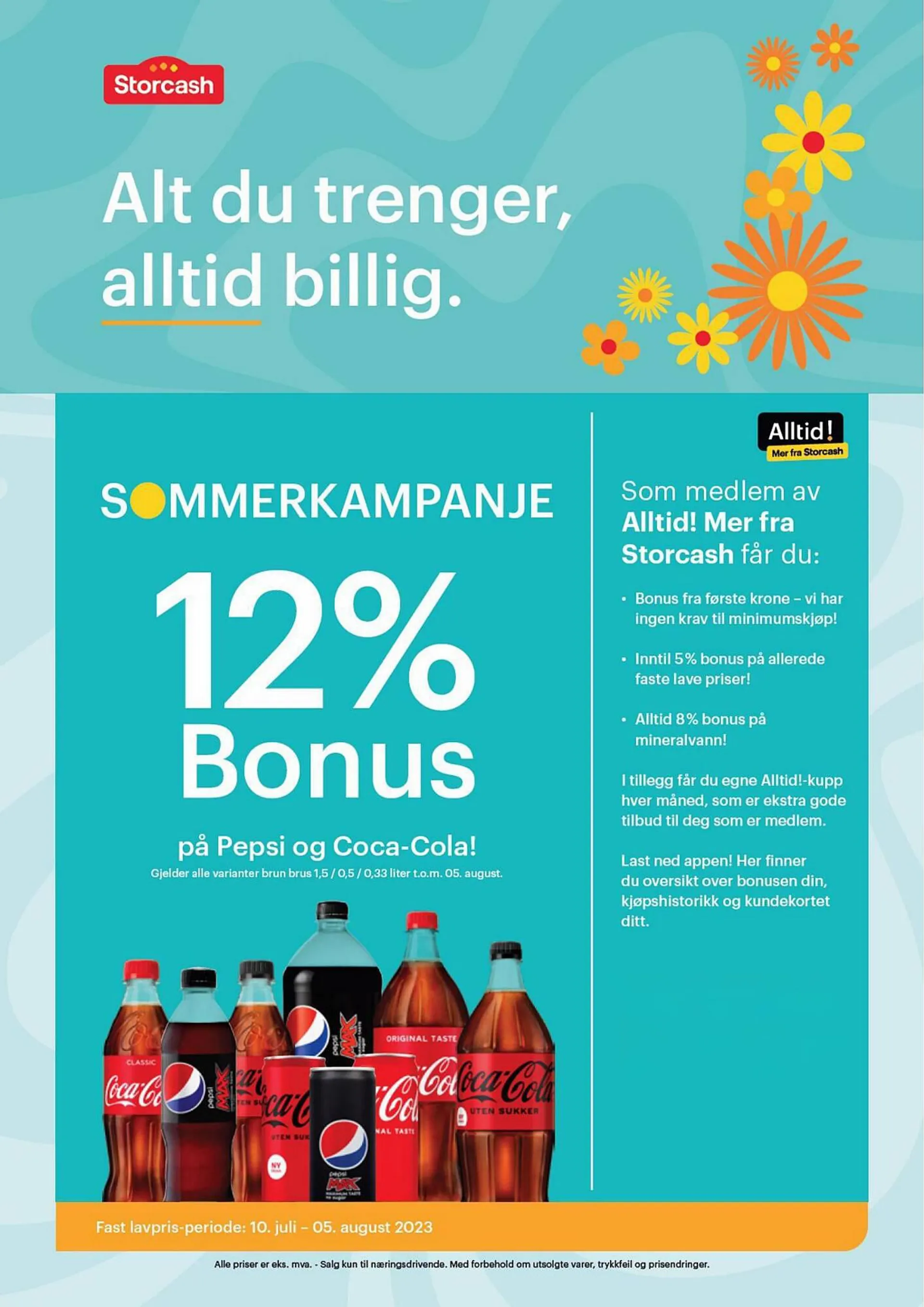 Storcash Kundeavis fra 10. juli til 5. august 2023 - kundeavisside 20