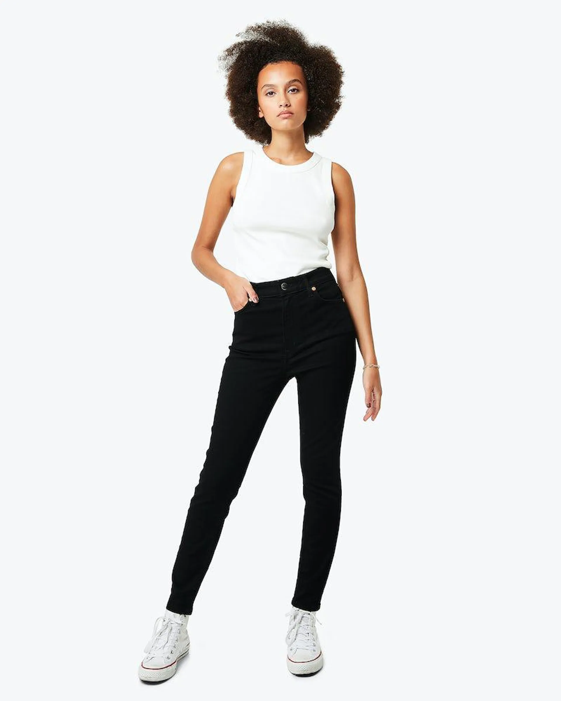 Peachy High 99 Svart Jeans
